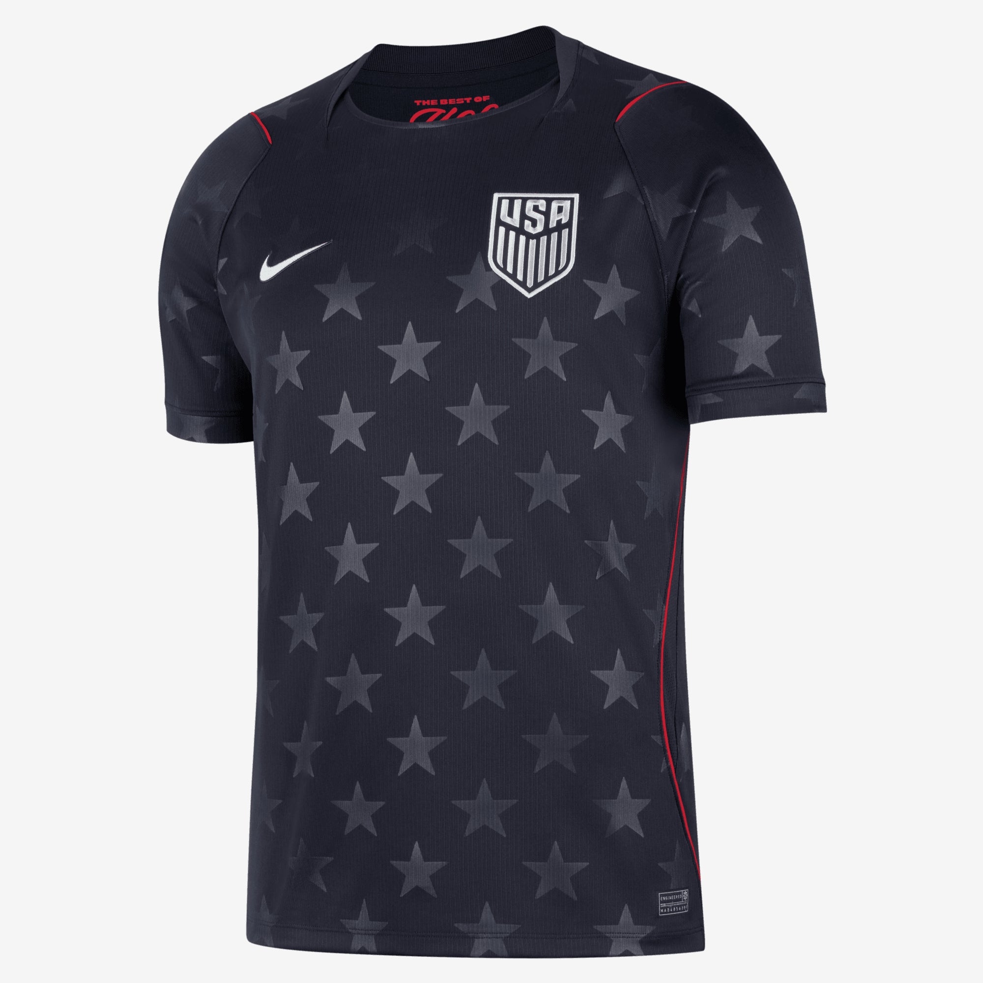 Nike USMNT 2026 Stadium Away Men's Dri-FIT Soccer Replica Jersey - Dark Obsidian/Pure Platinum