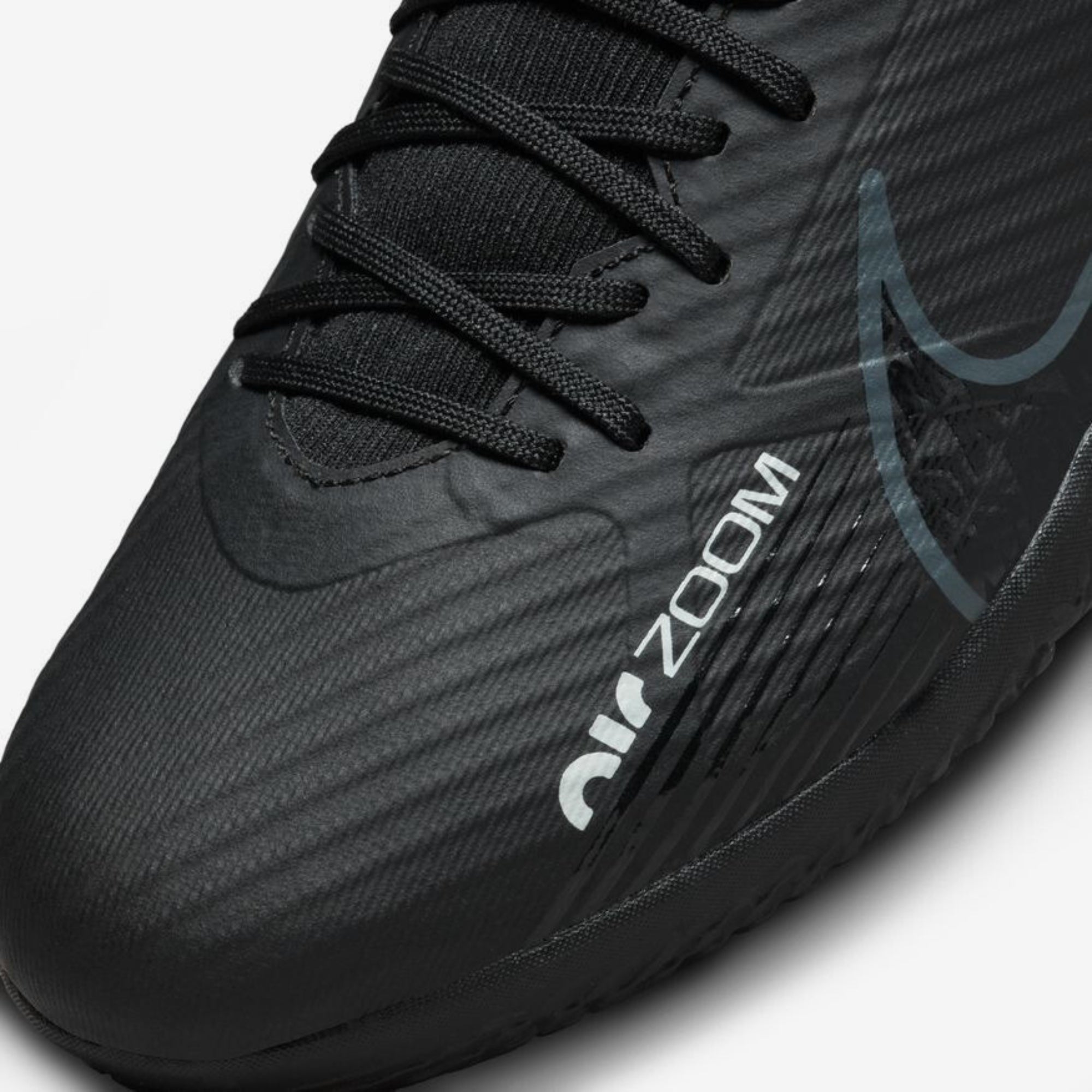 Nike Zoom Mercurial Superfly 9 Academy Indoor/Court High-Top Soccer Shoes - Black/Summit White/Volt/Dark Smoke Grey