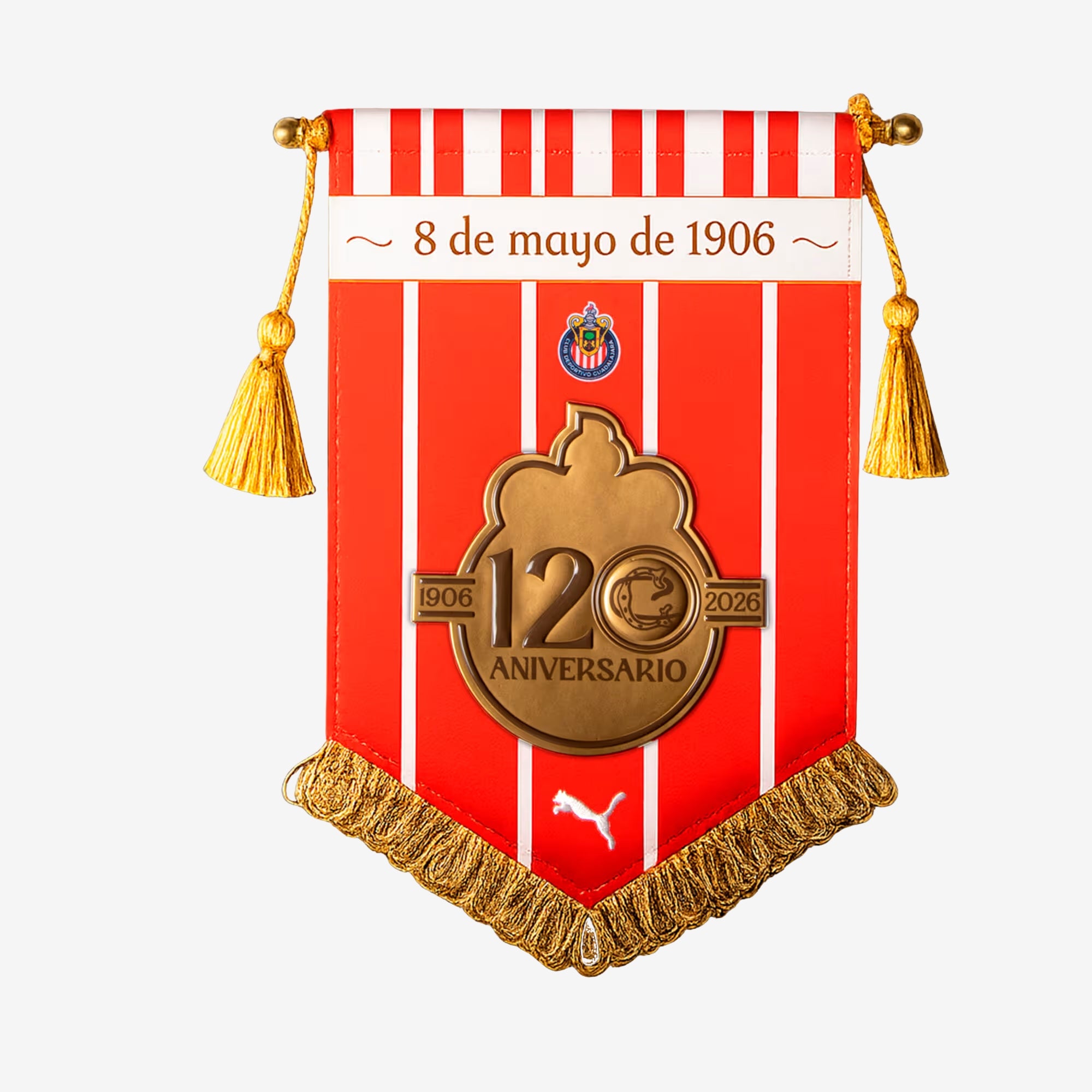 PUMA Chivas Edición 120 Aniversario Men's Soccer Jersey - For All Time Red