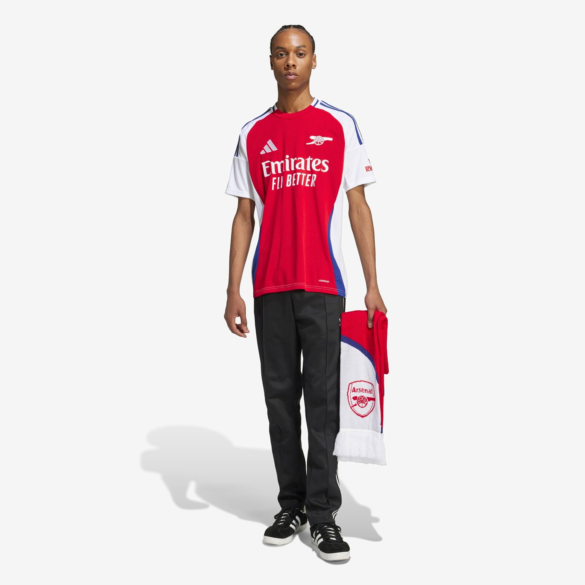 adidas Arsenal 2024/25 Stadium Home Men's Soccer Jersey (Red)