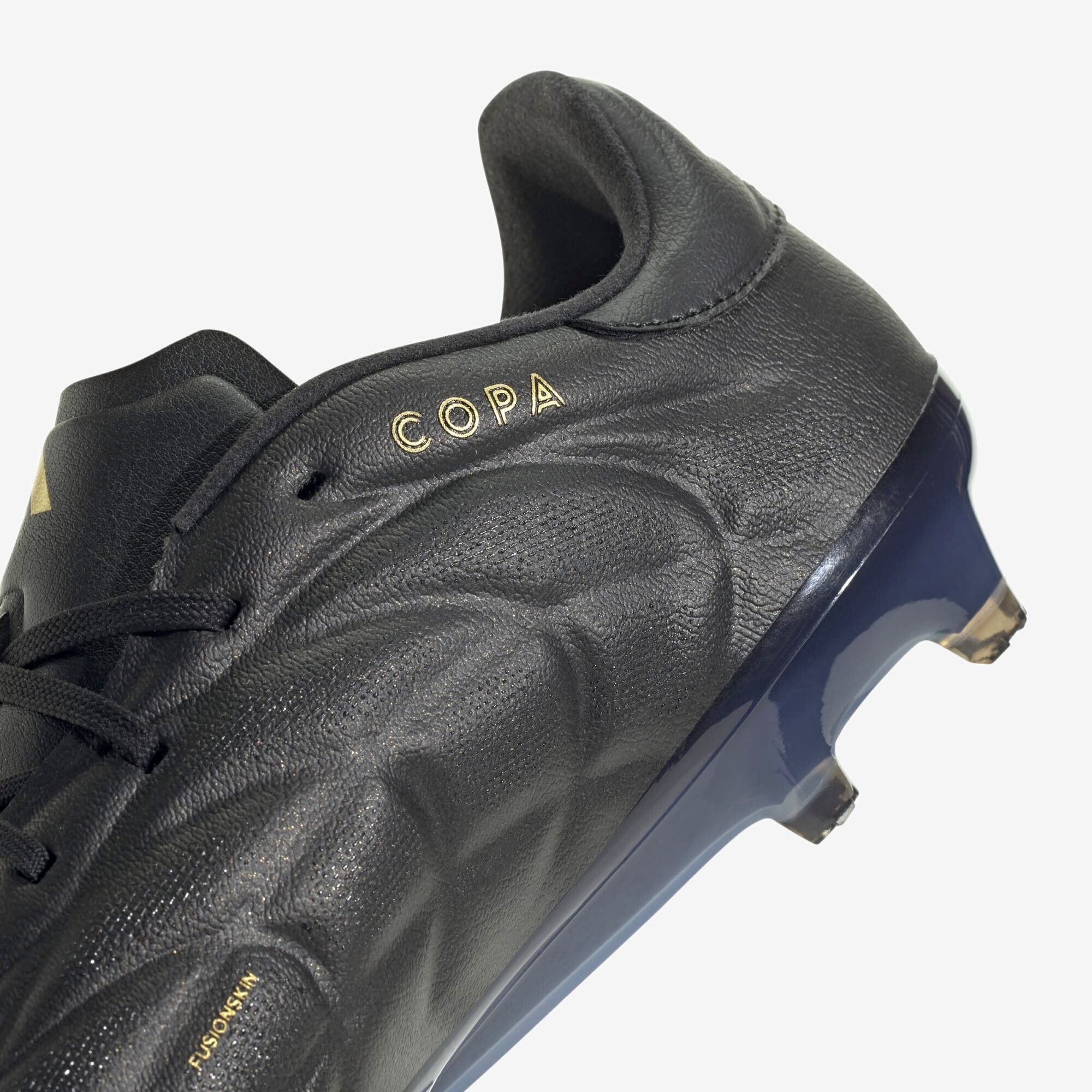 adidas Copa Pure 2 Elite FG Low-Top Soccer Cleats - Core Black / Carbon / Gold Metallic