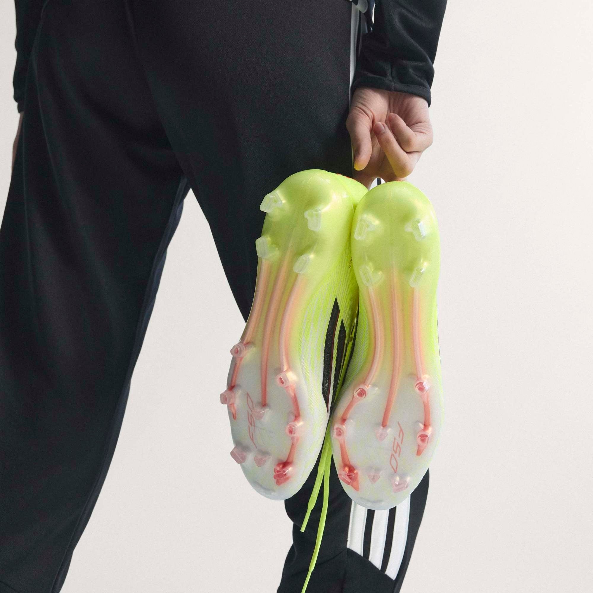 adidas F50 Elite Firm-Ground Low-Top Soccer Cleats - Team Solar Yellow 2 / Core Black / Lucid Red