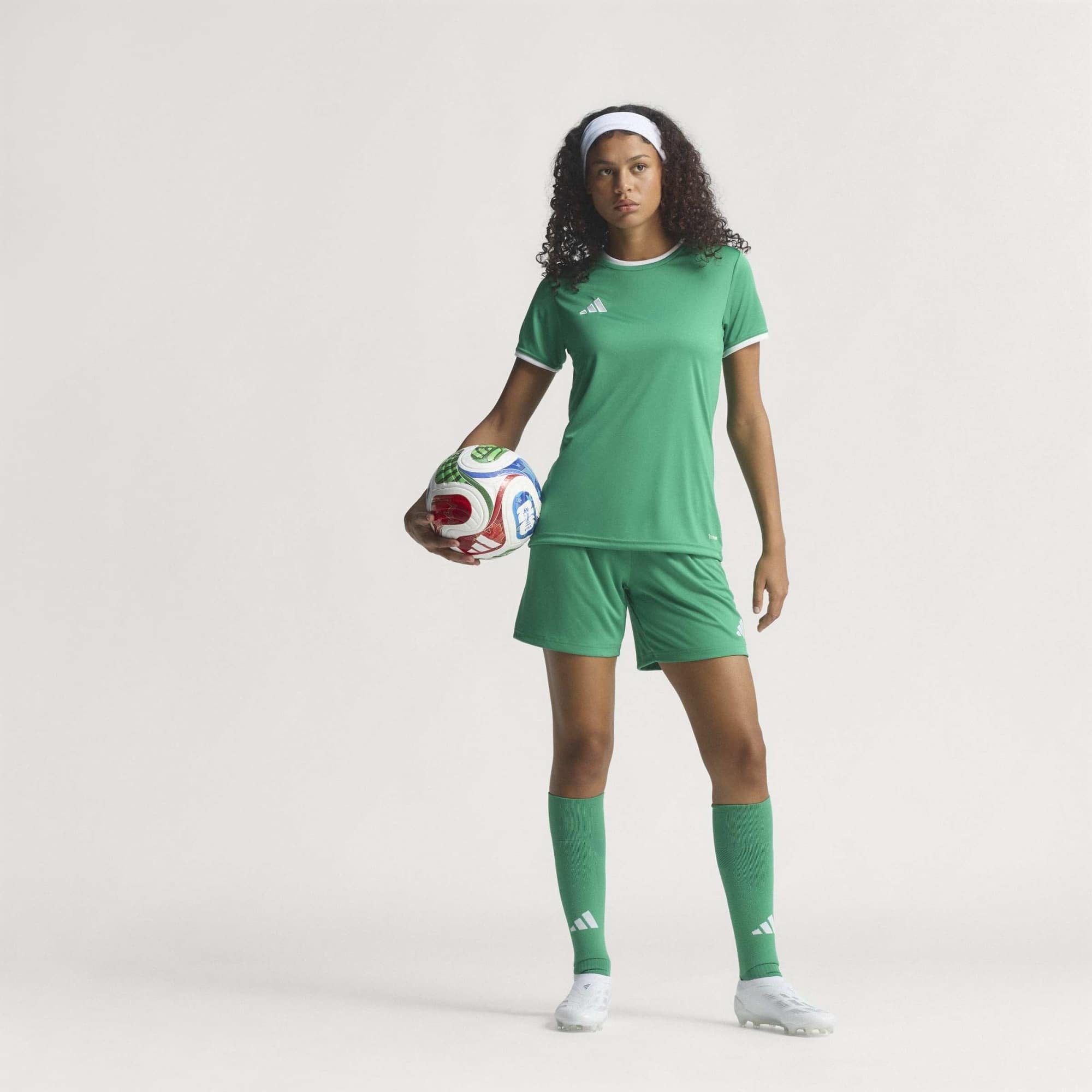 adidas FIFA World Cup 26™ Trionda Pro Soccer Ball - White / Solar Blue / Hi-Res Red / Flash Lime