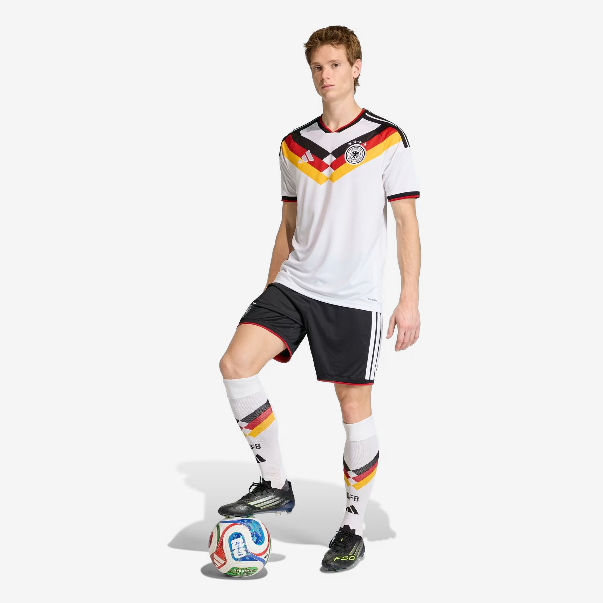 adidas Germany 2026 Stadium Home Men's Soccer Jersey - White