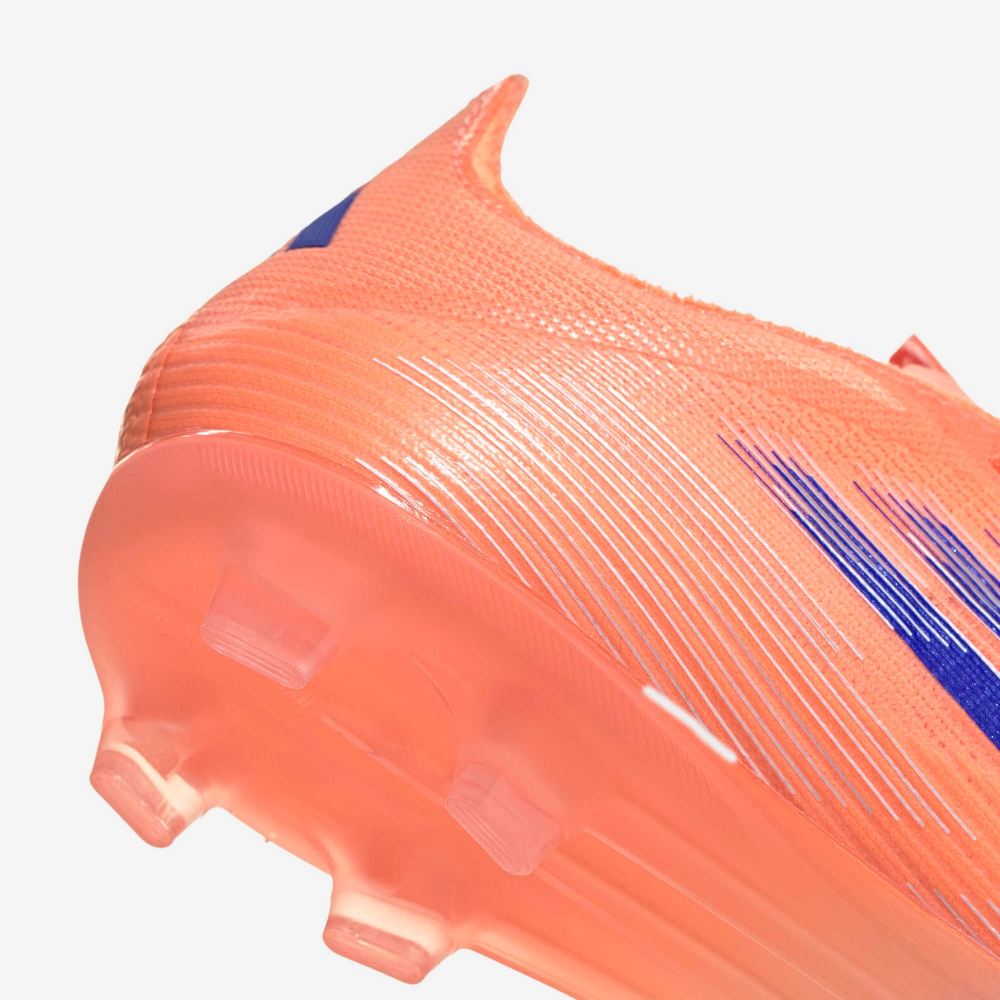 adidas Jr. F50 Elite Big Kids' Firm-Ground Low-Top Soccer Cleats - Beam Orange / Lucid Blue / Cloud White