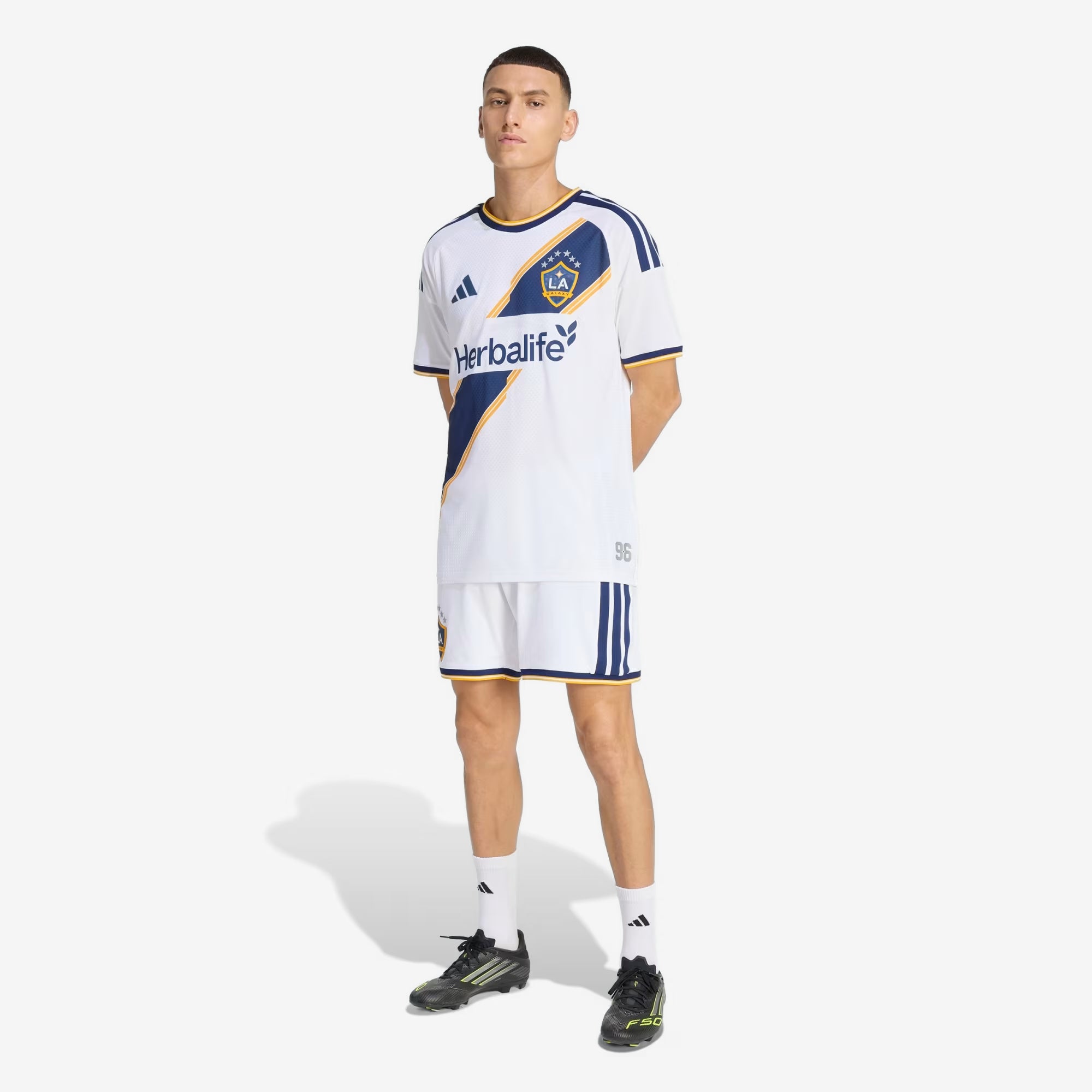 adidas LA Galaxy 2026/27 Match Home Men's Soccer Authentic Jersey - White