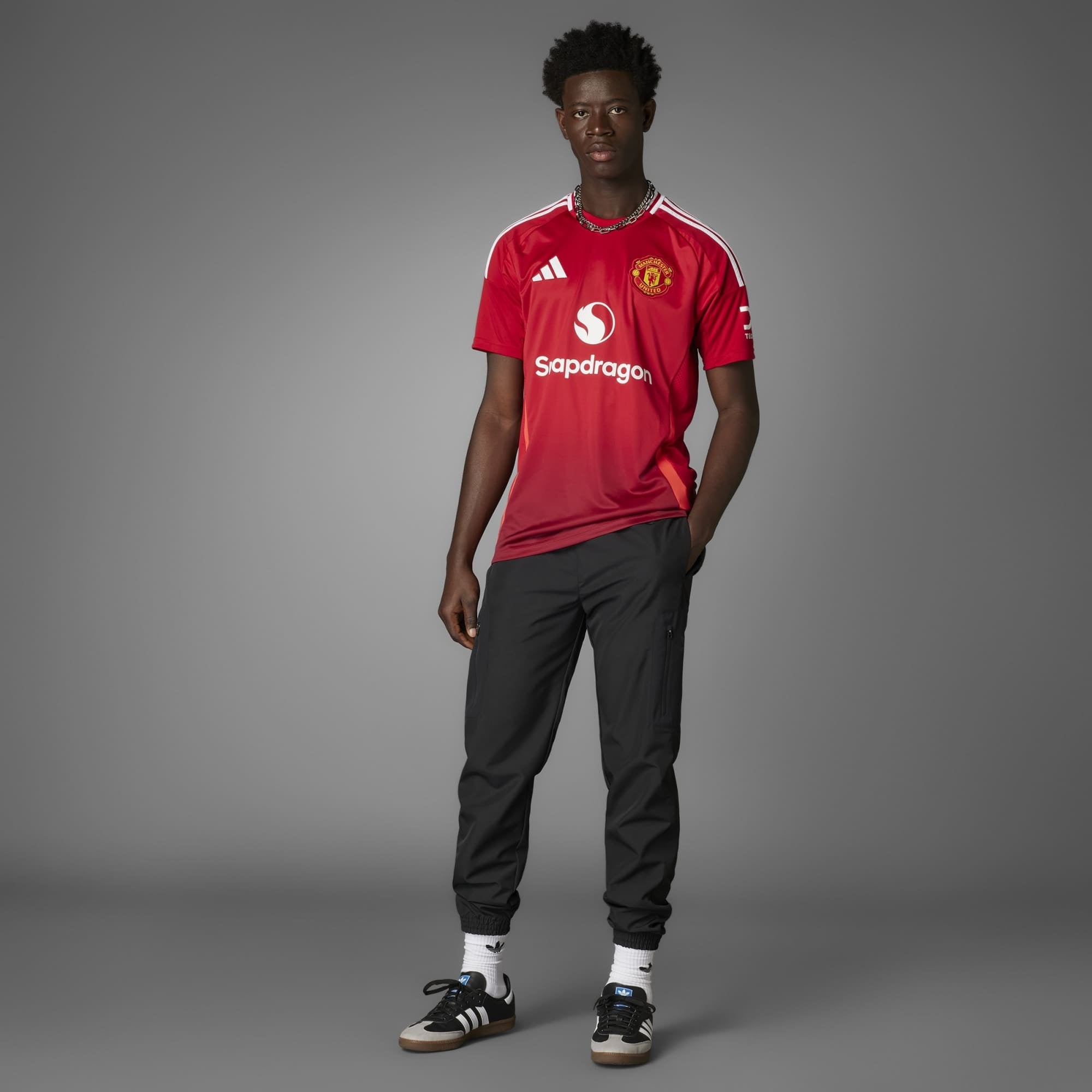 adidas Manchester United 2024/25 Stadium Home Men's Soccer Jersey