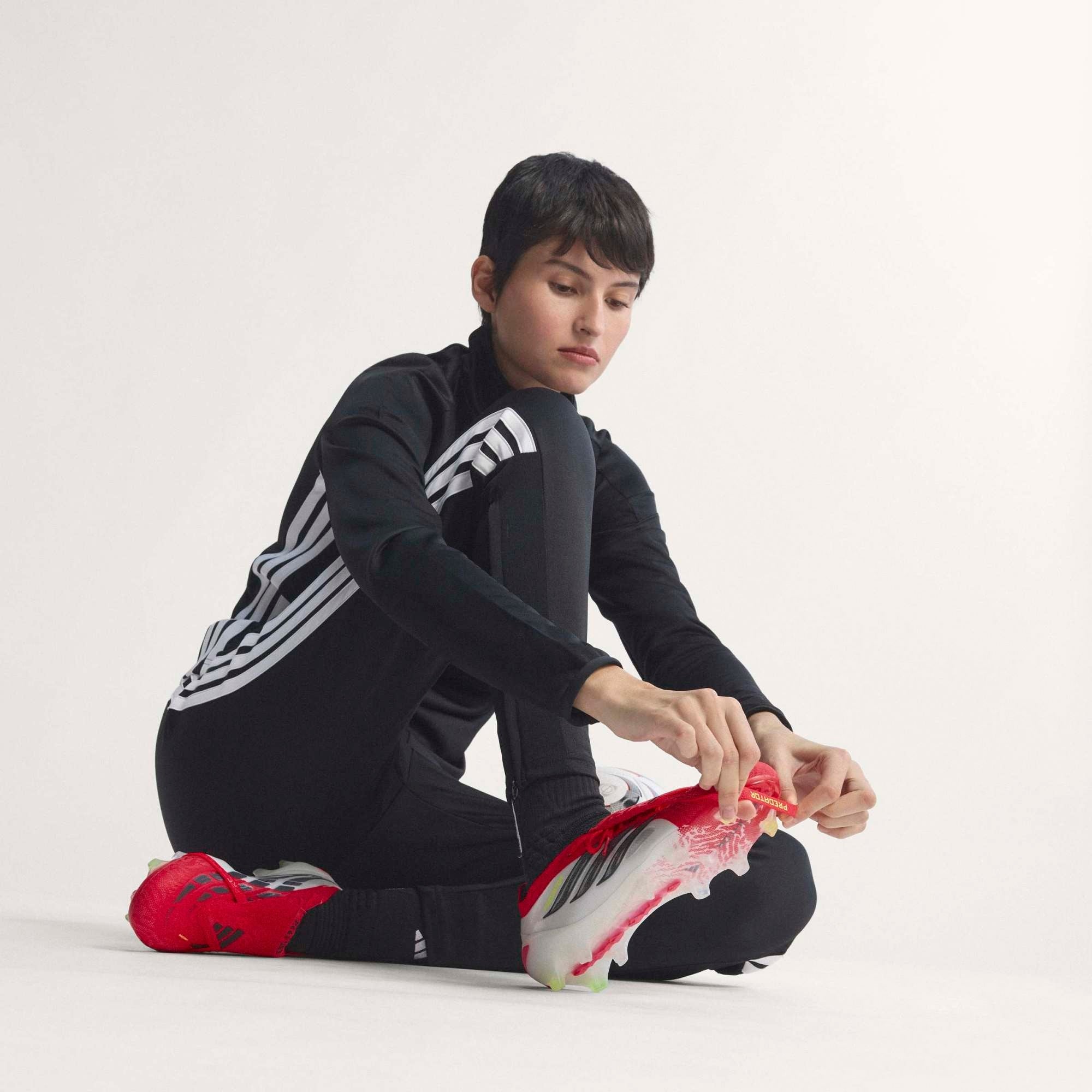 adidas Predator Elite Fold-Over Tongue Firm-Ground Low-Top Soccer Cleats - Lucid Red / Core Black / Cloud White