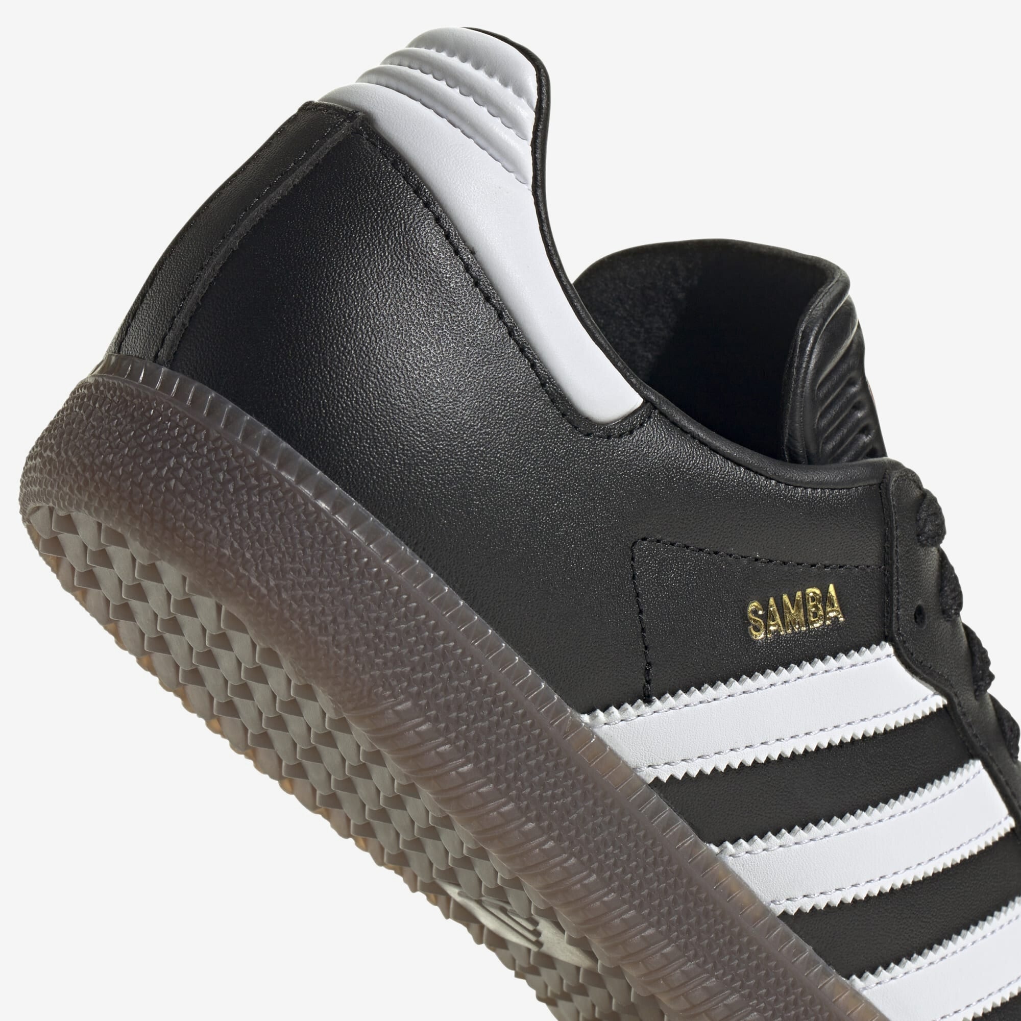 adidas Samba IC Low-Top Soccer Shoes - Core Black / Cloud White / Vivid Red