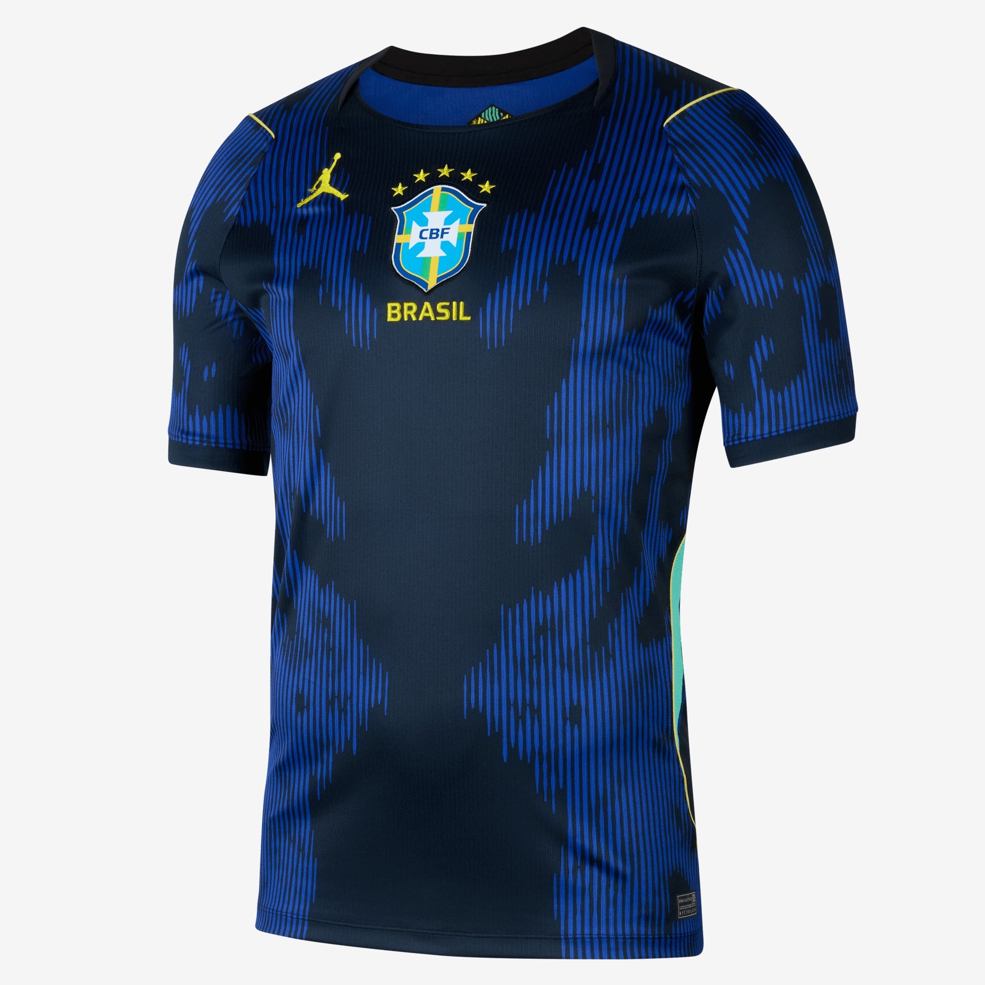 Nike Brazil 2026 Stadium Away Men's Jordan Dri-FIT Soccer Replica Jersey - Old Royal/Black