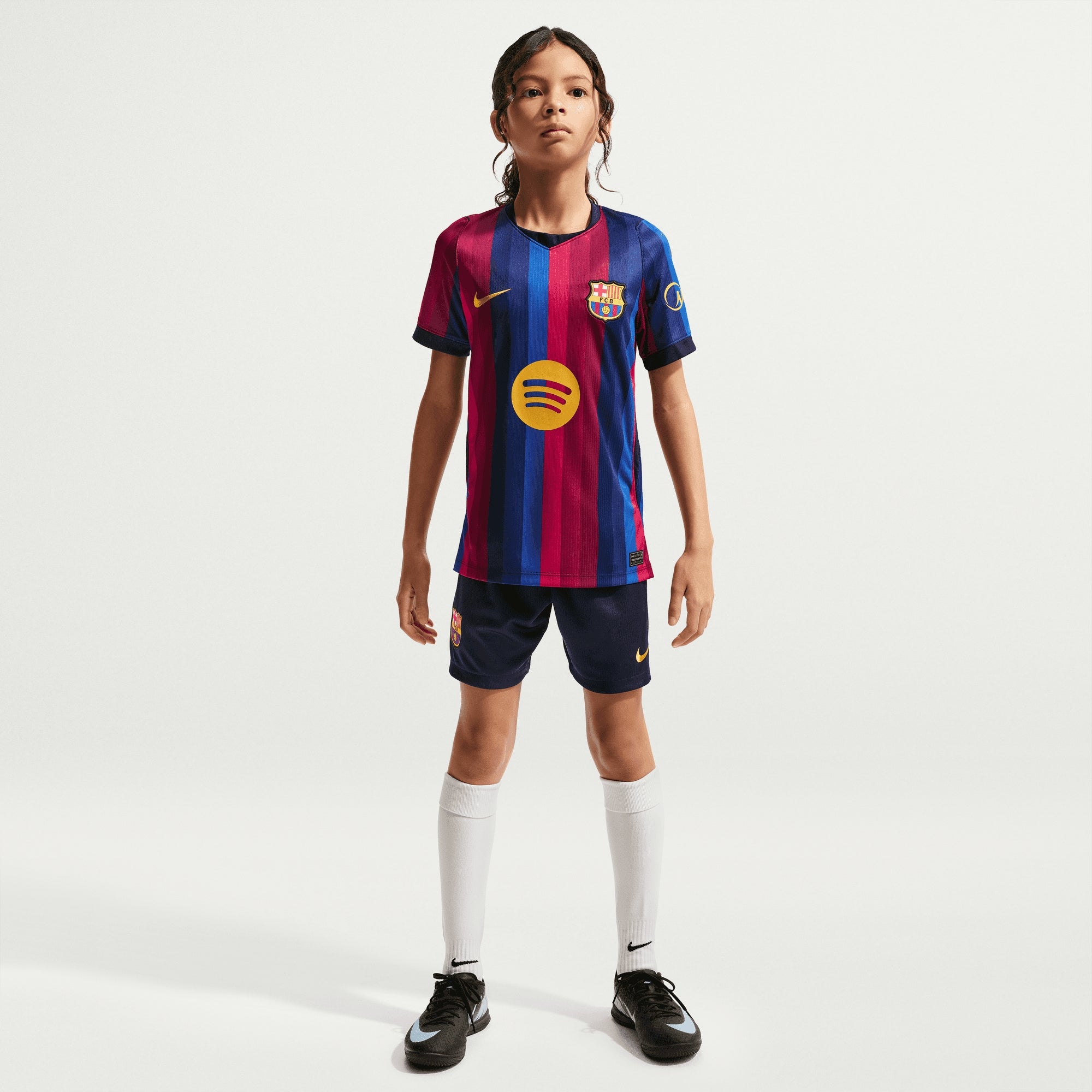 Nike FC Barcelona 2026/27 Stadium Home Big Kids' Dri-FIT Soccer