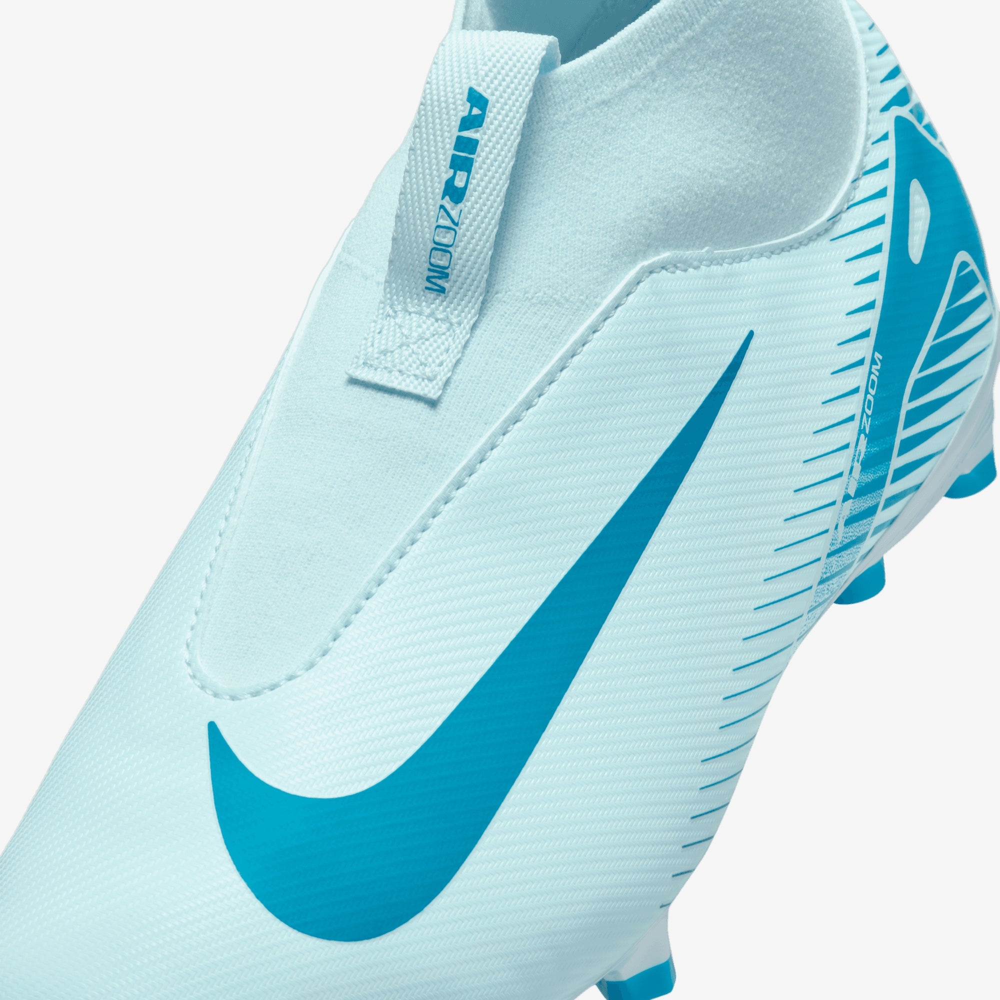 Nike Jr. Mercurial Superfly 10 Academy Little/Big Kids' MG High-Top Soccer Cleats - Glacier Blue/Blue Orbit