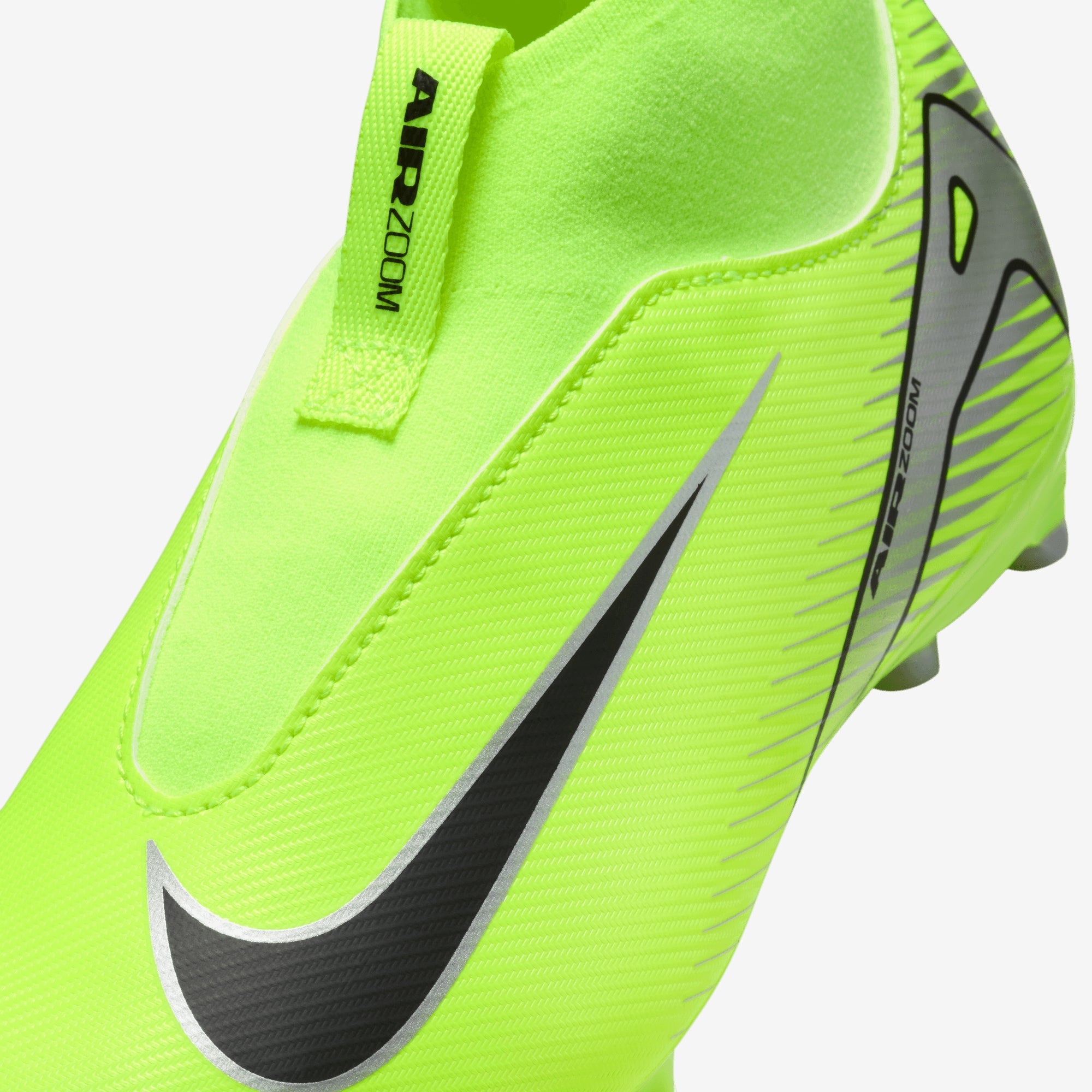 Nike Jr. Mercurial Superfly 10 Academy Little/Big Kids' MG High-Top Soccer Cleats - Volt/Black