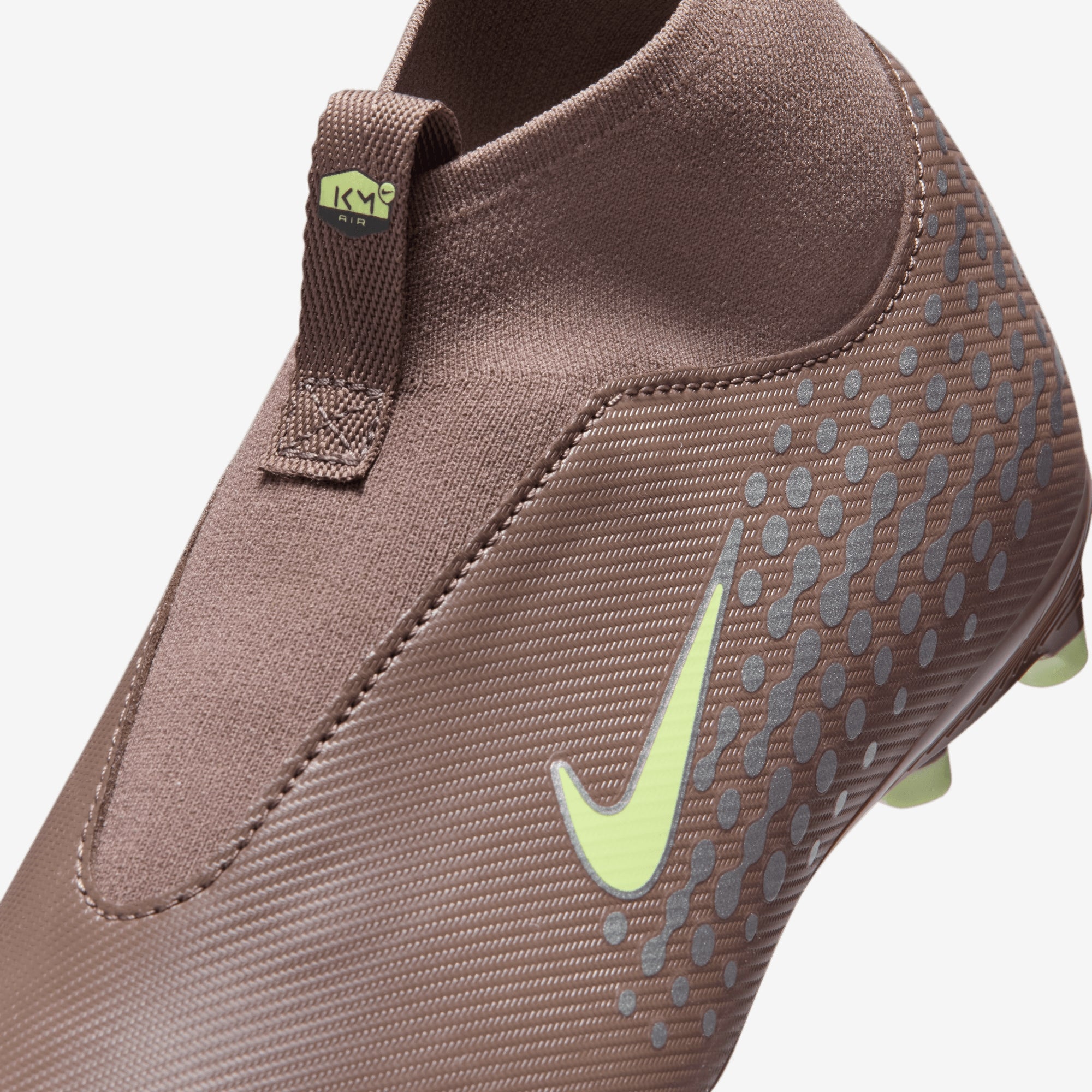 Nike Jr. Mercurial Superfly 10 Academy Kylian Mbappé Big Kids' Multi-Ground Low-Top Soccer Cleats - Plum Eclipse/Metallic Silver
