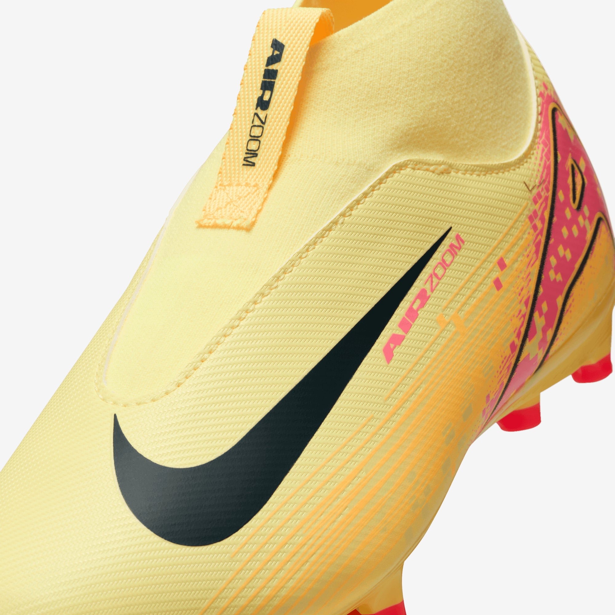 Nike Jr. Mercurial Superfly 10 Academy "Kylian Mbappé" Little/Big Kids' MG High-Top Soccer Cleats - Lt Laser Orange/Armory Navy