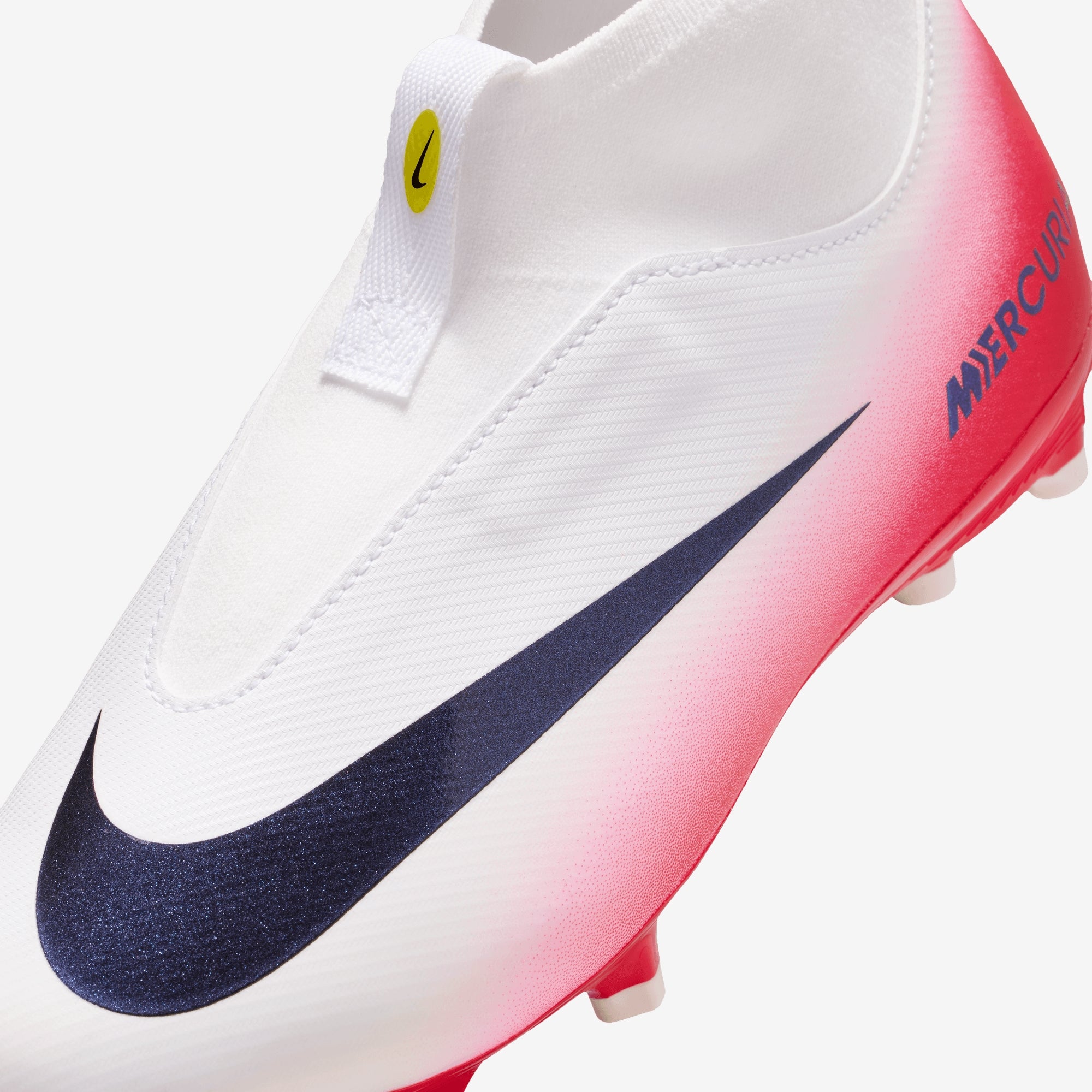 Nike Jr. Mercurial Superfly 10 Academy LV8 Big Kids' Multi-Ground High-Top Soccer Cleats - University Red/Dark Obsidian