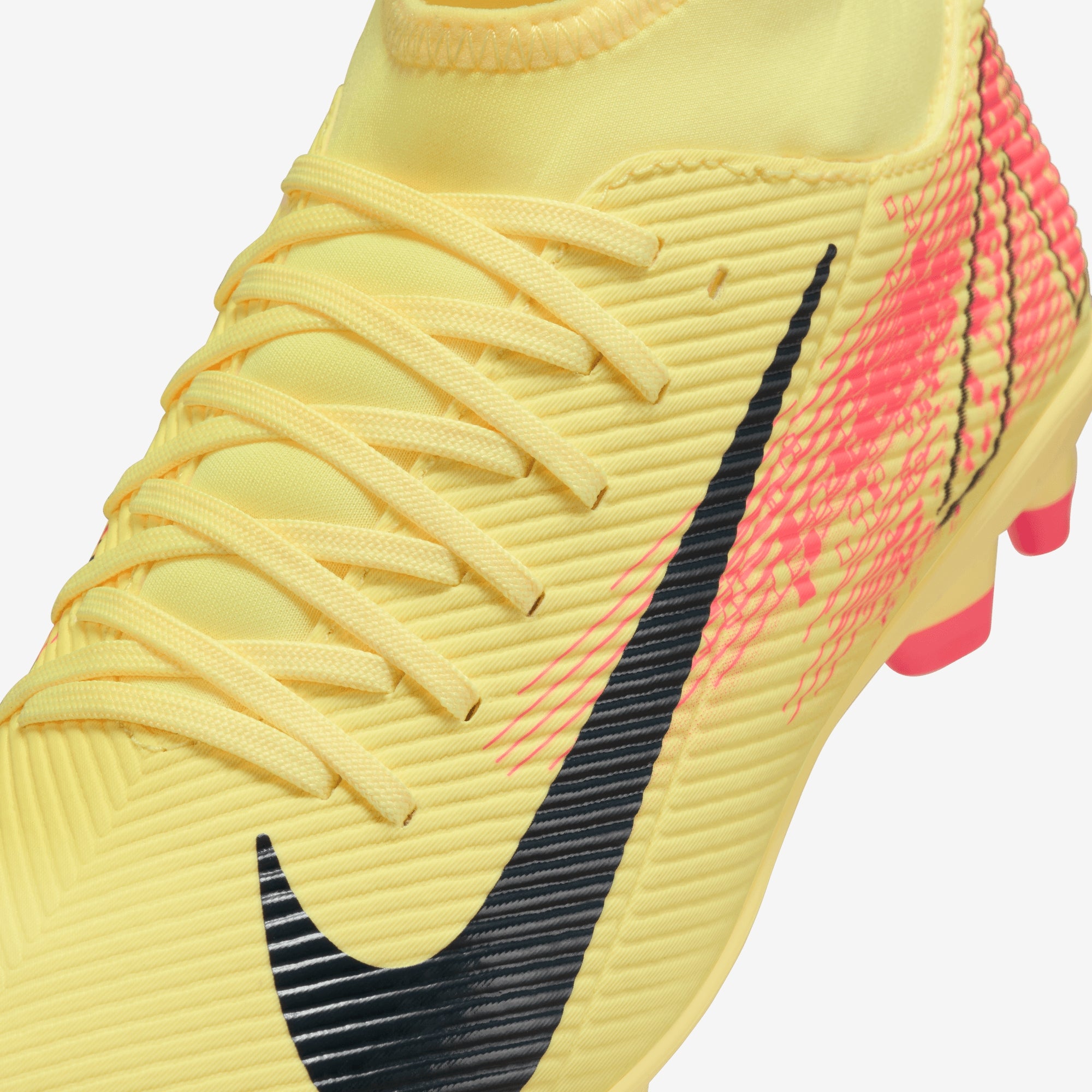 Nike Jr. Mercurial Superfly 10 Club "Kylian Mbappé" Little/Big Kids' MG High-Top Soccer Cleats - Lt Laser Orange/Armory Navy