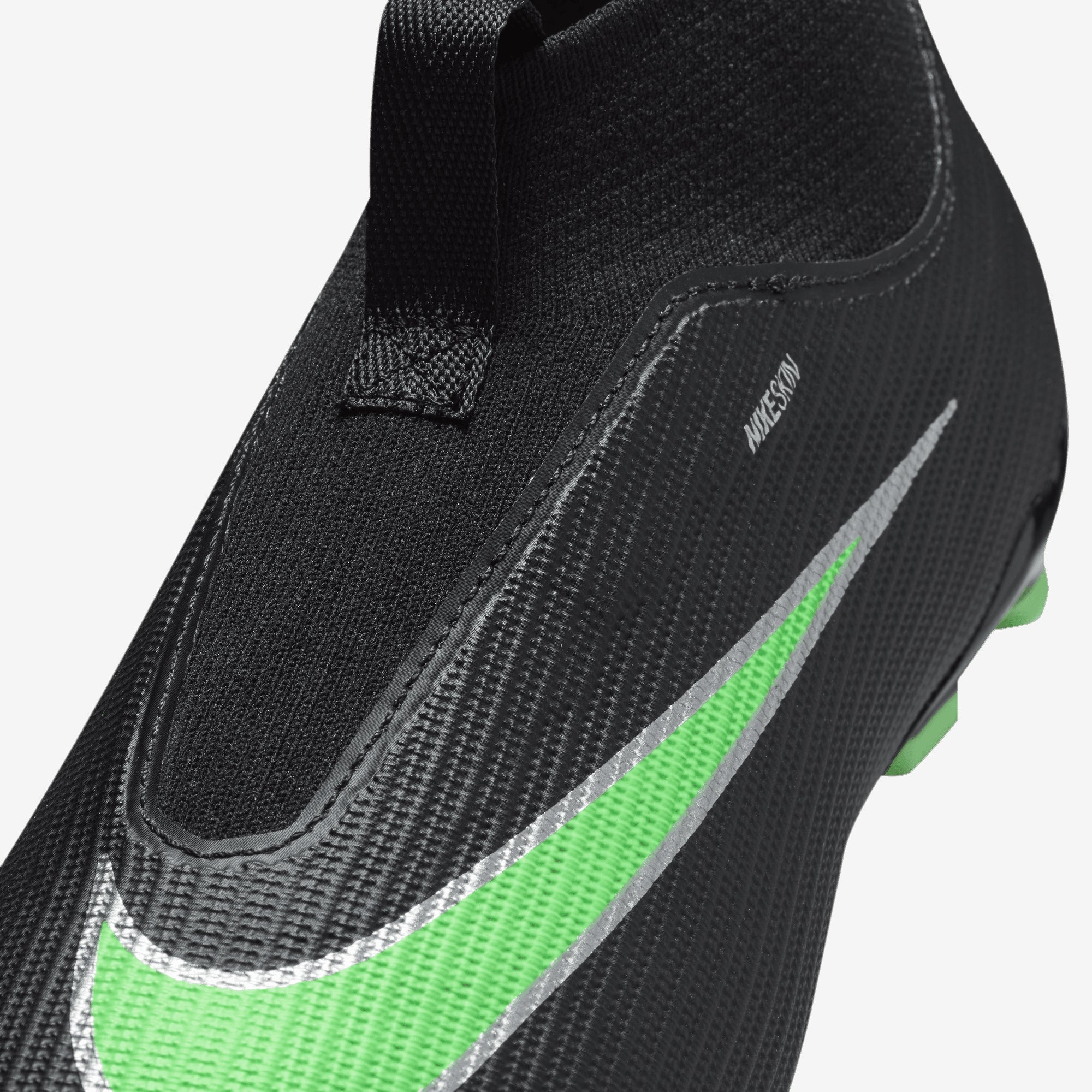 Nike Jr. Mercurial Superfly 11 Academy Big Kids' Multi-Ground High-Top Soccer Cleats - Black/Illusion Green-Black