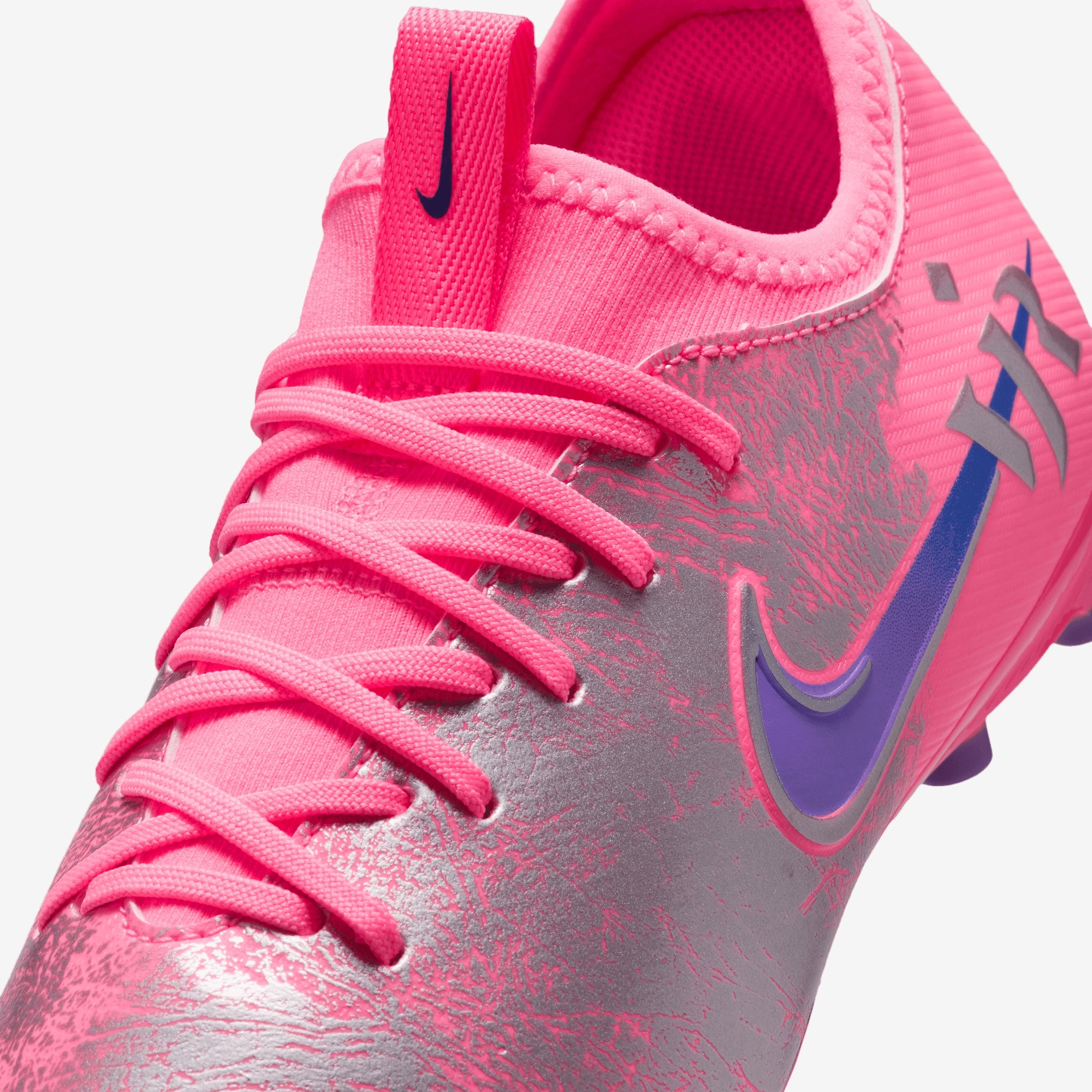 Nike Jr. Mercurial Vapor 16 Academy Vini Jr. Big Kids' Multi-Ground Low-Top Soccer Cleats - Sunset Pulse/Old Royal