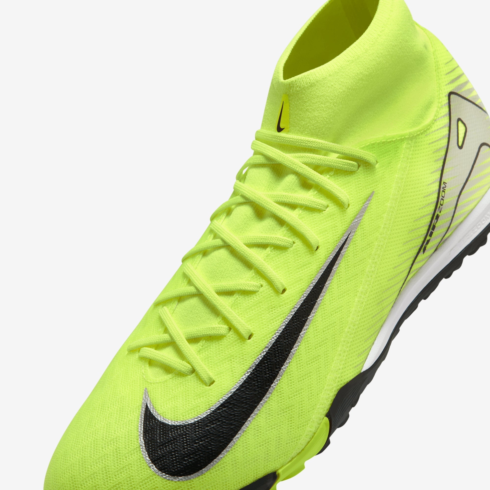 Nike Mercurial Superfly 10 Academy TF High-Top Soccer Shoes - Volt/Black