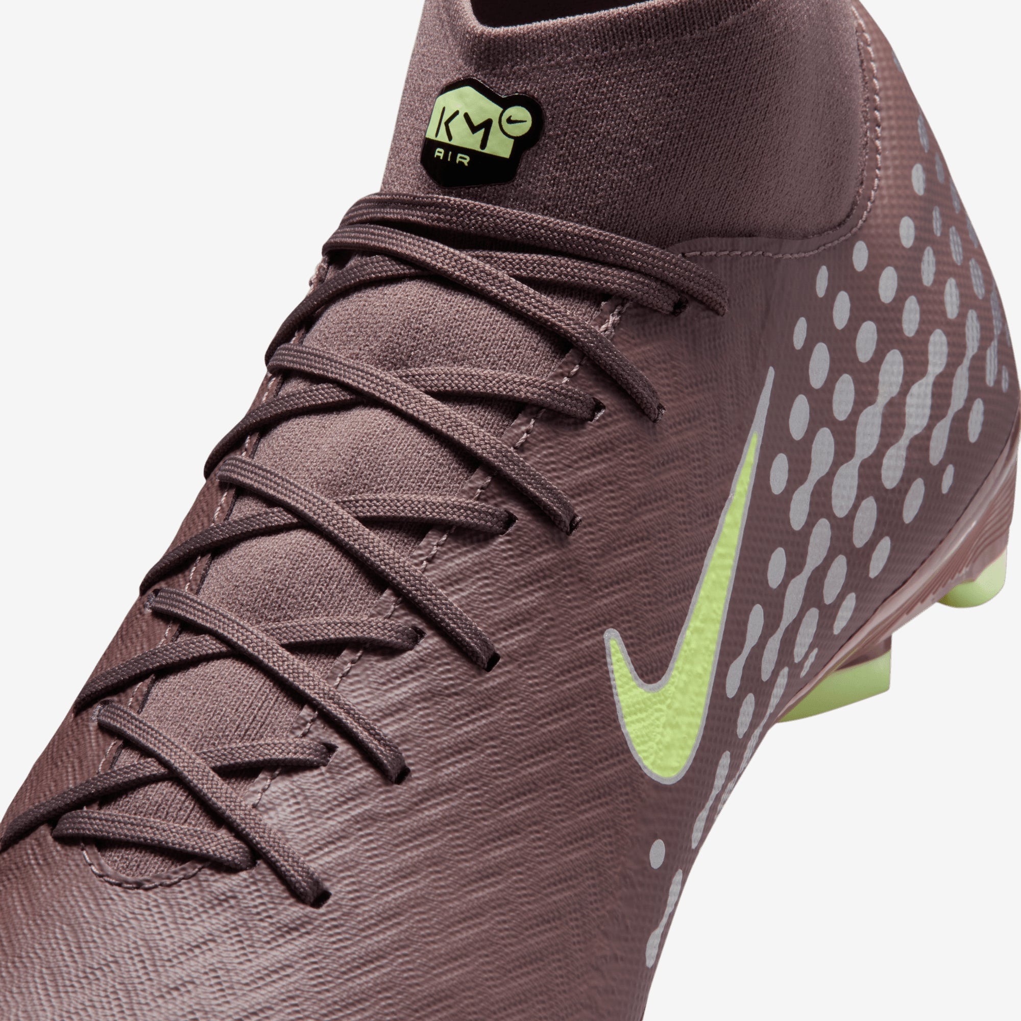 Nike Mercurial Superfly 10 Academy Kylian Mbappé Multi-Ground High-Top Soccer Cleats - Plum Eclipse/Metallic Silver