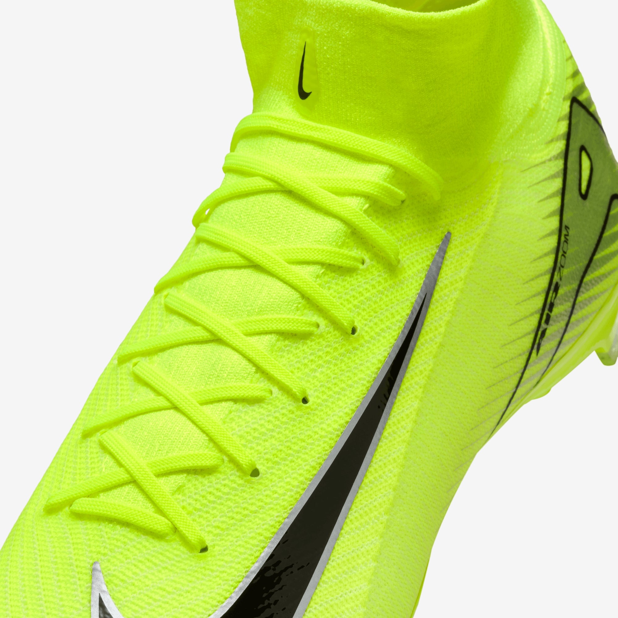 Nike Mercurial Superfly 10 Pro FG High-Top Soccer Cleats - Volt/Black