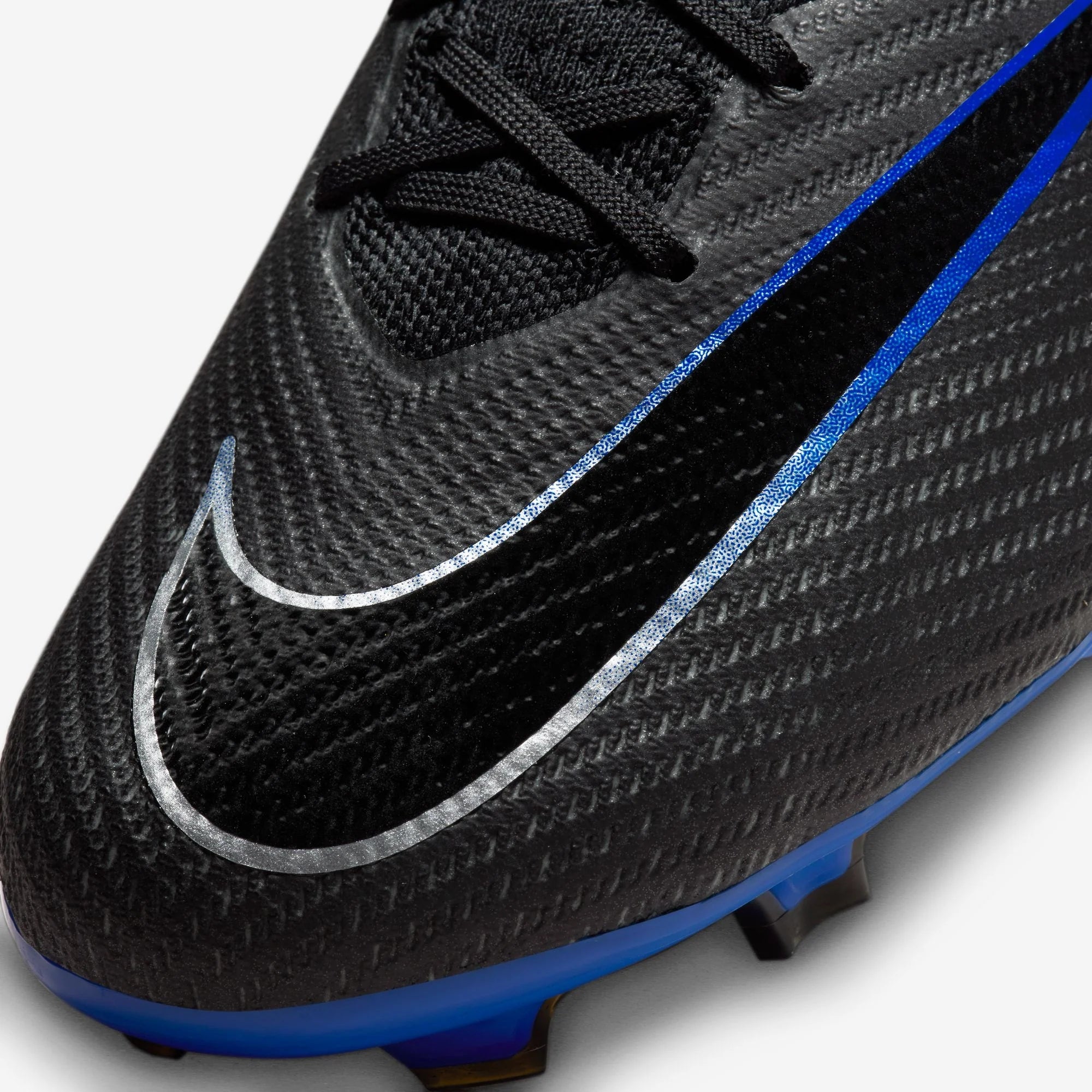 Nike Mercurial Vapor 15 Elite FG Low-Top Soccer Cleats - Black/Chrome/Hyper Royal