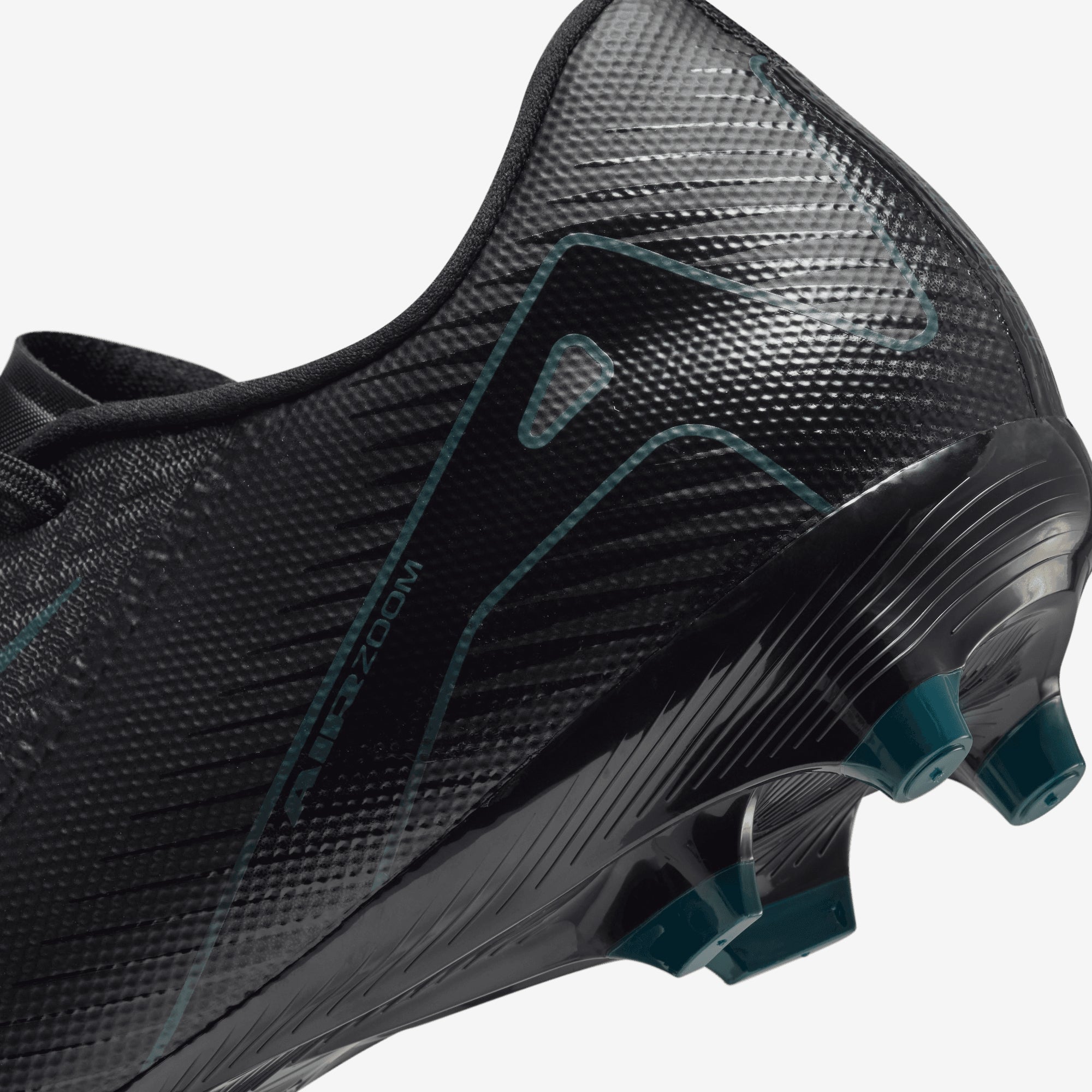 Nike Mercurial Vapor 16 Academy MG Low-Top Soccer Cleats - Black/Black-Deep Jungle