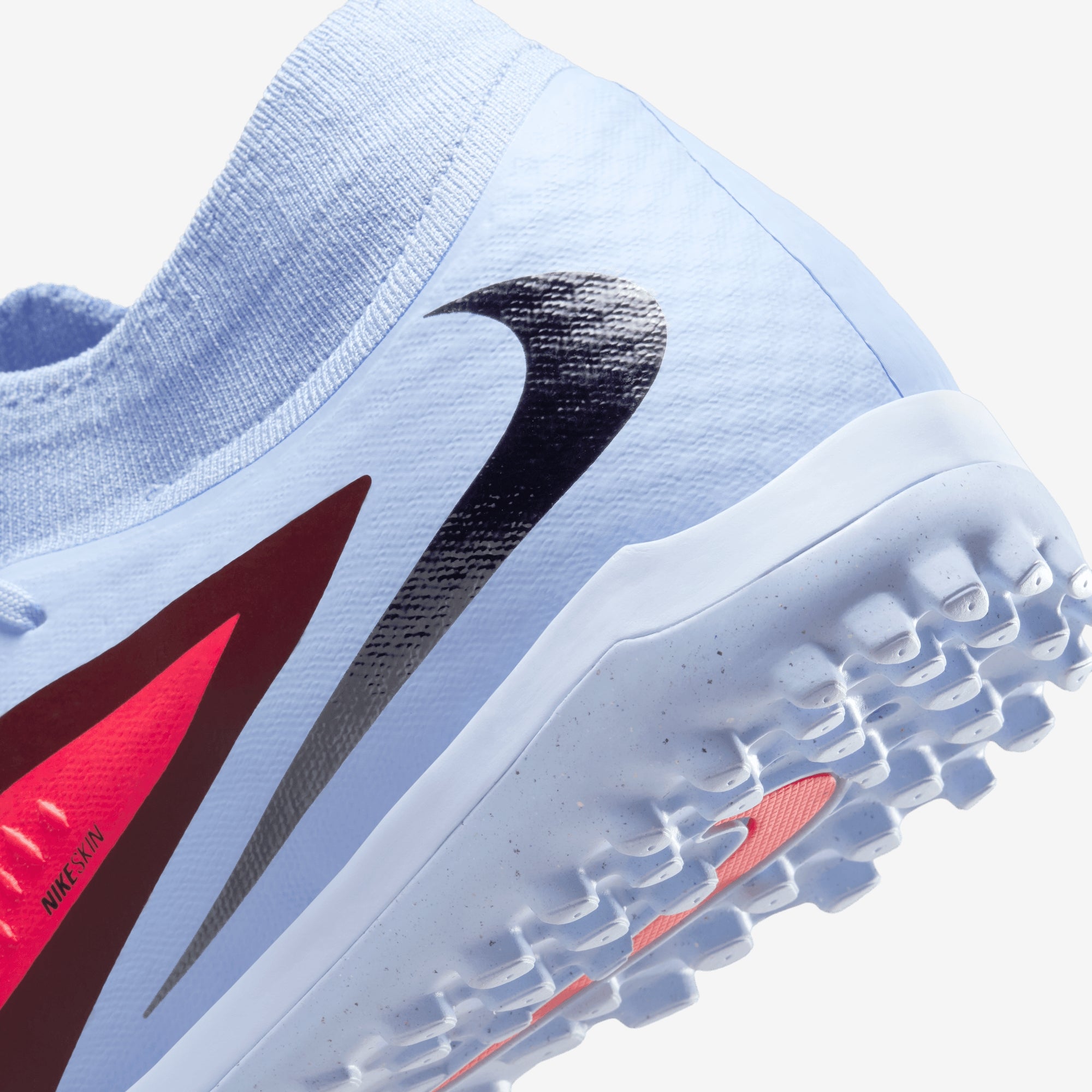 Nike Phantom 6 High Academy Turf Soccer Shoes - Royal Tint/Bright Crimson