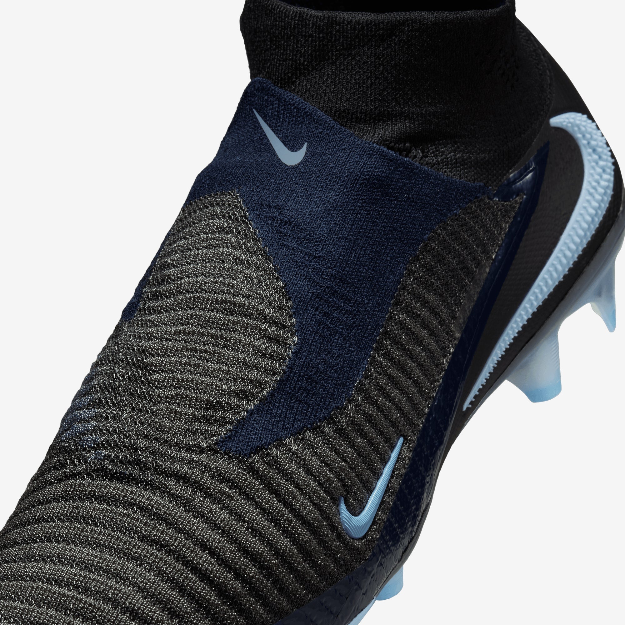Nike Phantom 6 High Elite Firm-Ground Soccer Cleats - Black/Black