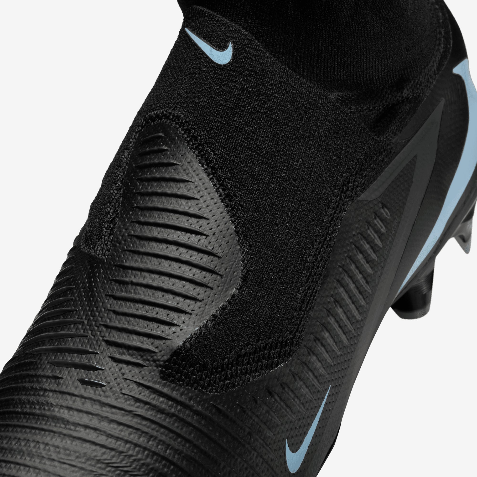 Nike Phantom 6 High Pro Firm-Ground Soccer Cleats - Black/Black