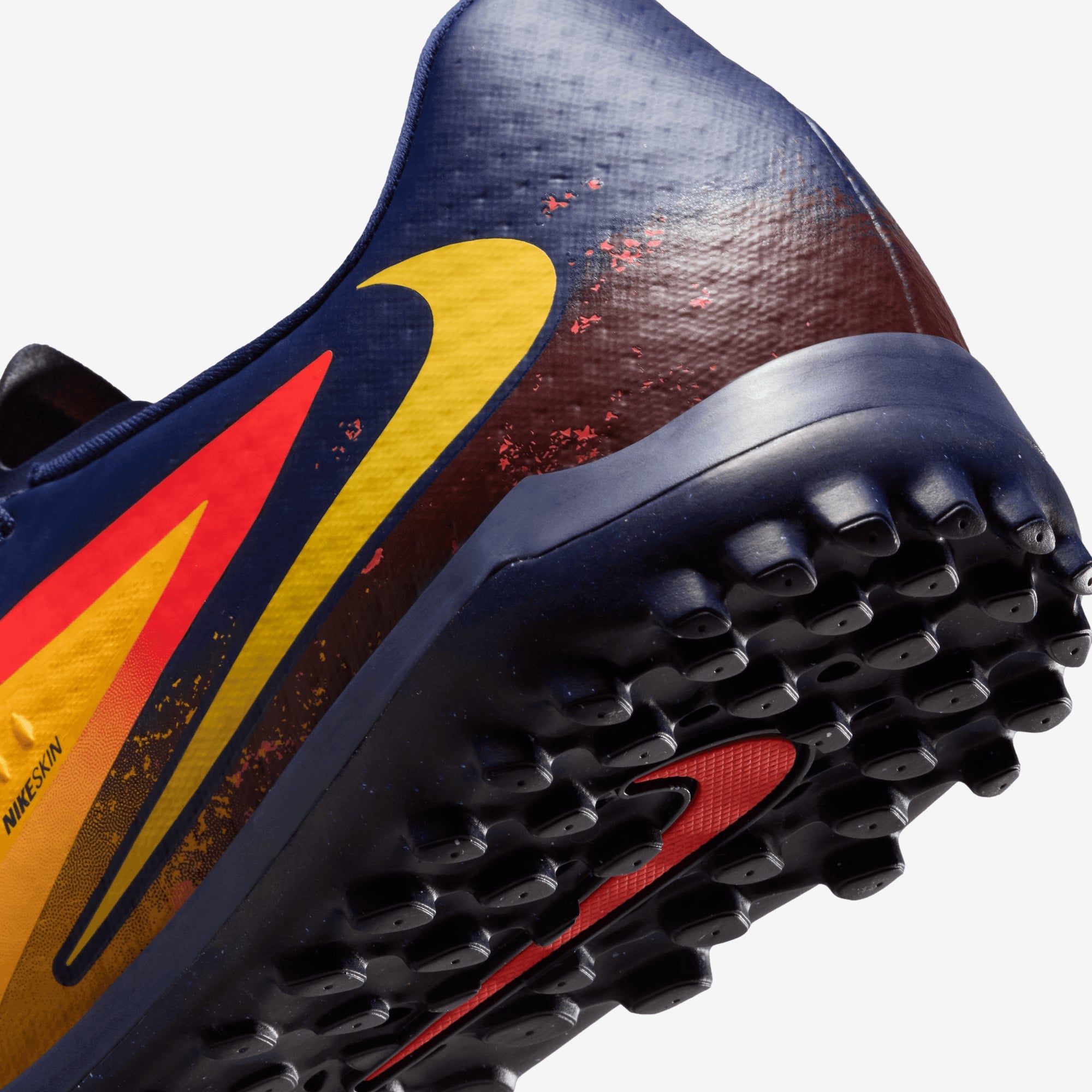 Nike Phantom 6 Low Academy "Erling Haaland" Turf Soccer Shoes - Laser Orange/Lemon Venom-Blue Void