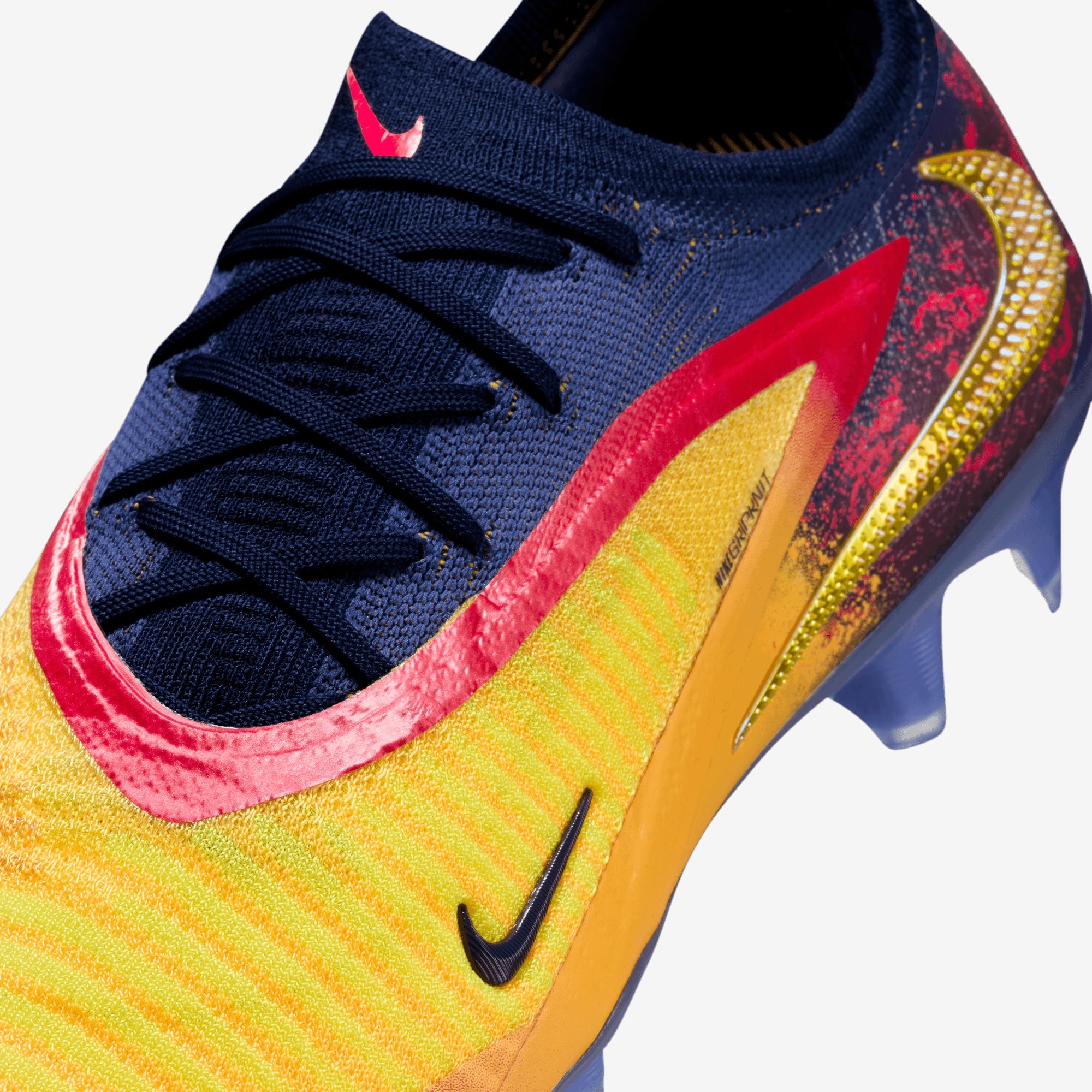Nike Phantom 6 Low Elite "Erling Haaland" Firm-Ground Soccer Cleats - Laser Orange/Lemon Venom-Blue Void