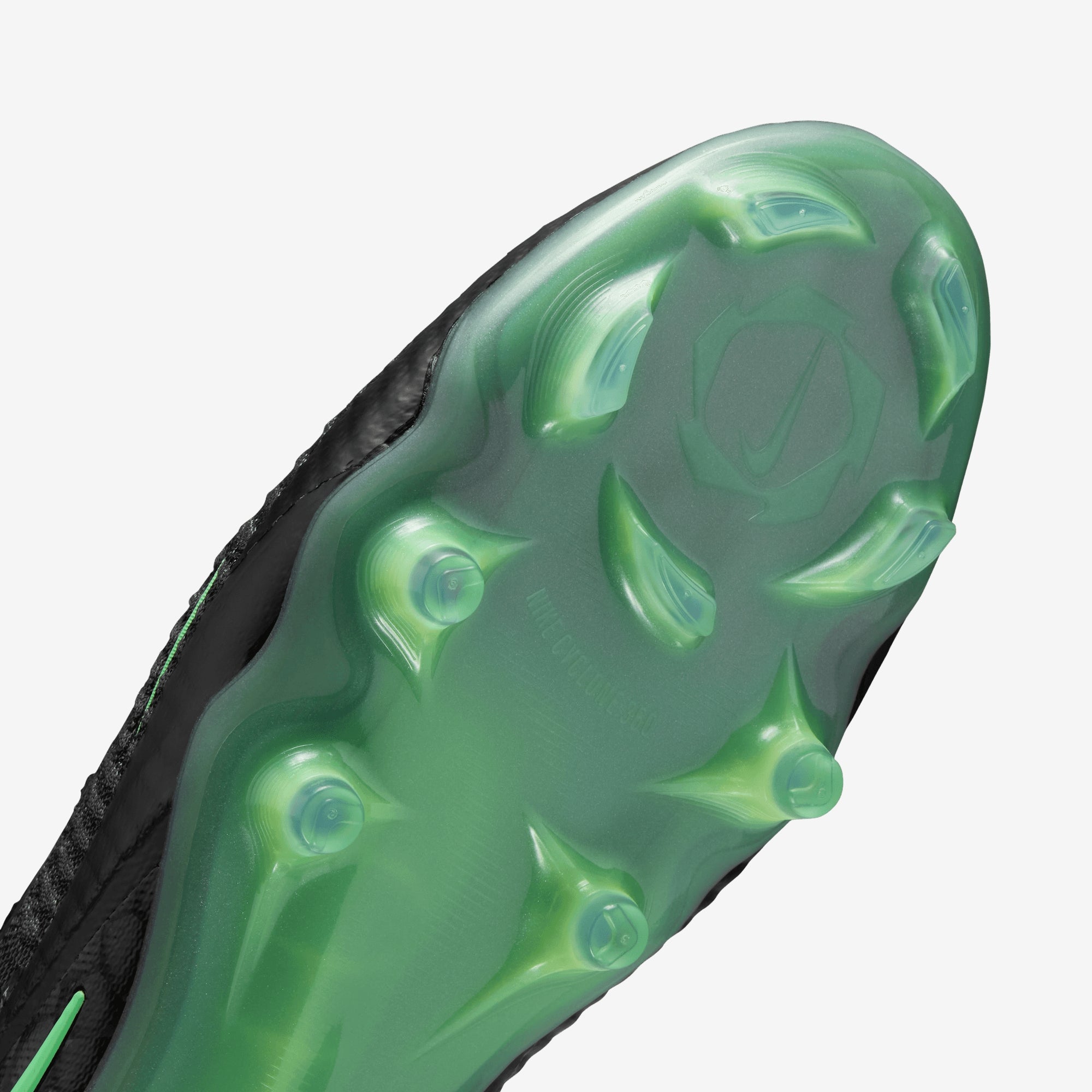 Nike Phantom 6 Low Elite Firm-Ground Soccer Cleats - Black/Illusion Green-Black