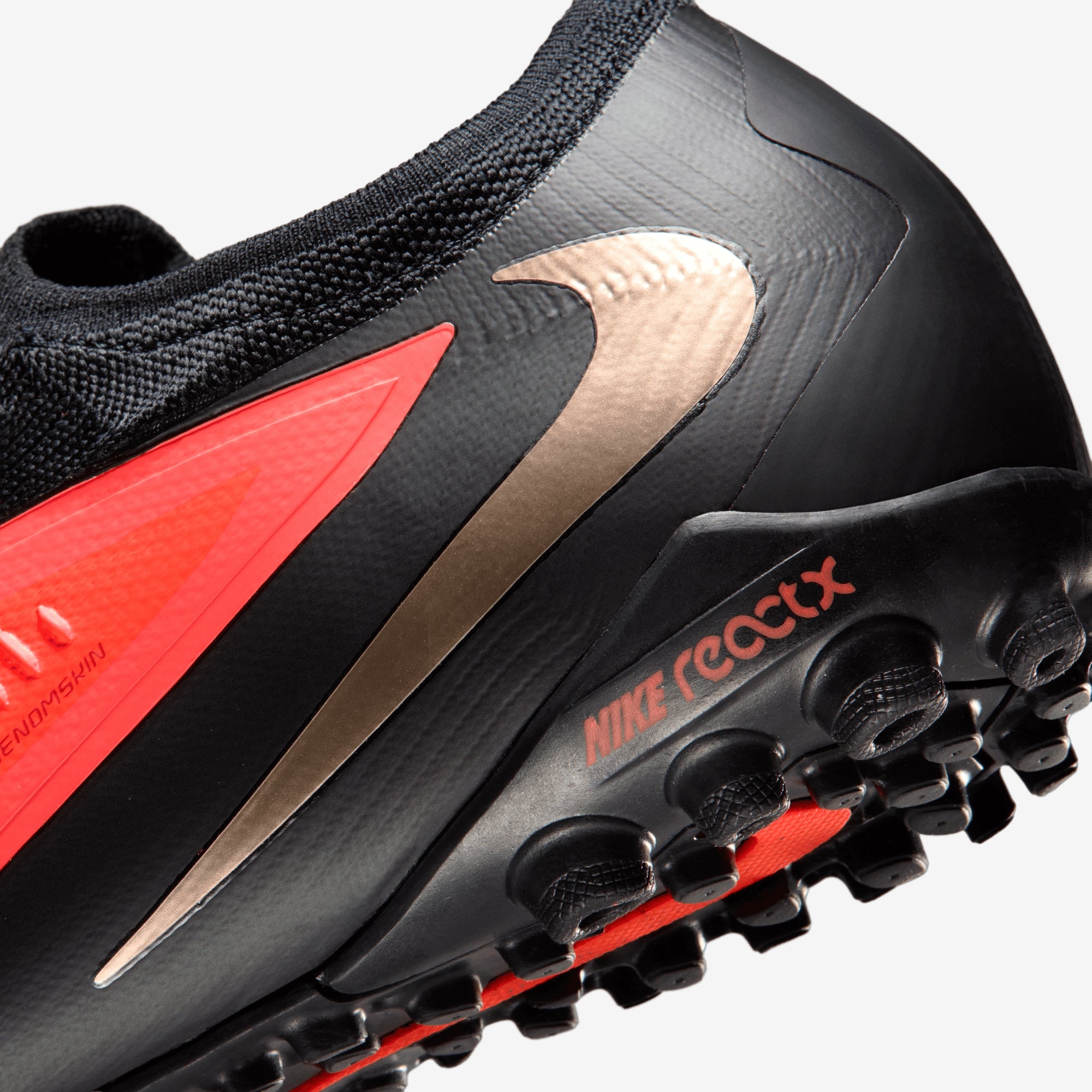 Nike Phantom 6 Low Pro Turf Soccer Shoes - Bright Crimson/Blur-Black