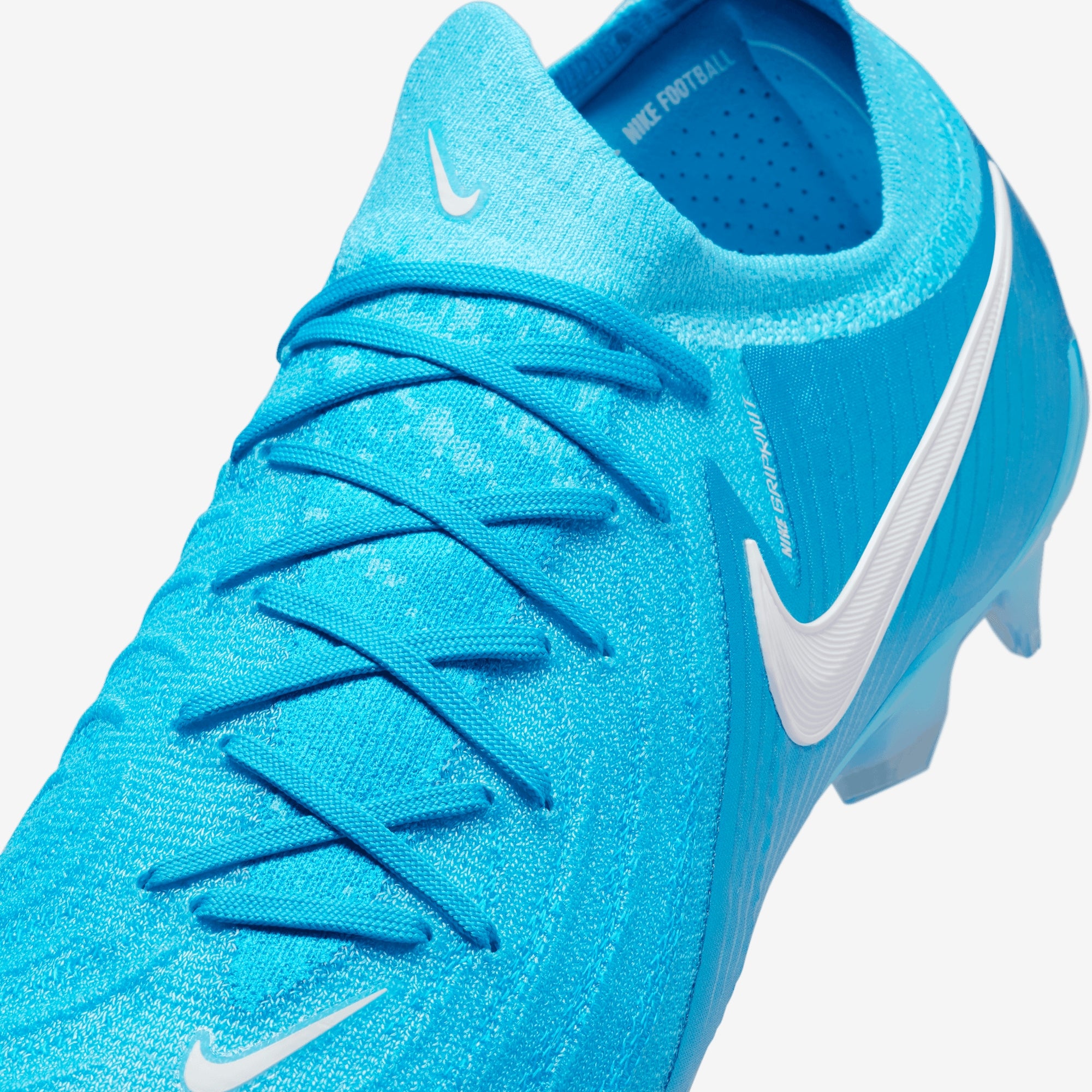 Nike Phantom GX 2 Elite FG Low-Top Soccer Cleats - Blue Fury/White