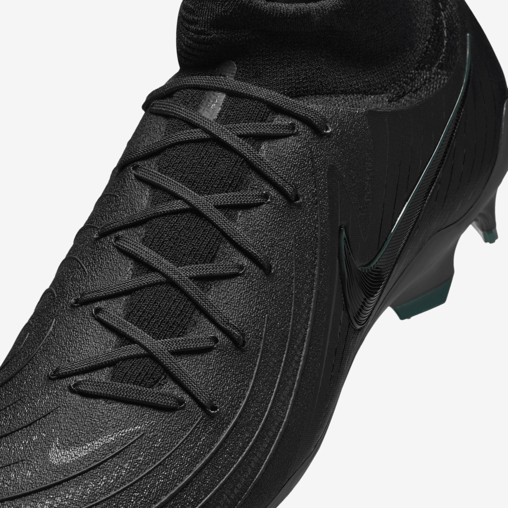 Nike Phantom Luna 2 Pro FG High-Top Soccer Cleats - Black/Black-Deep Jungle