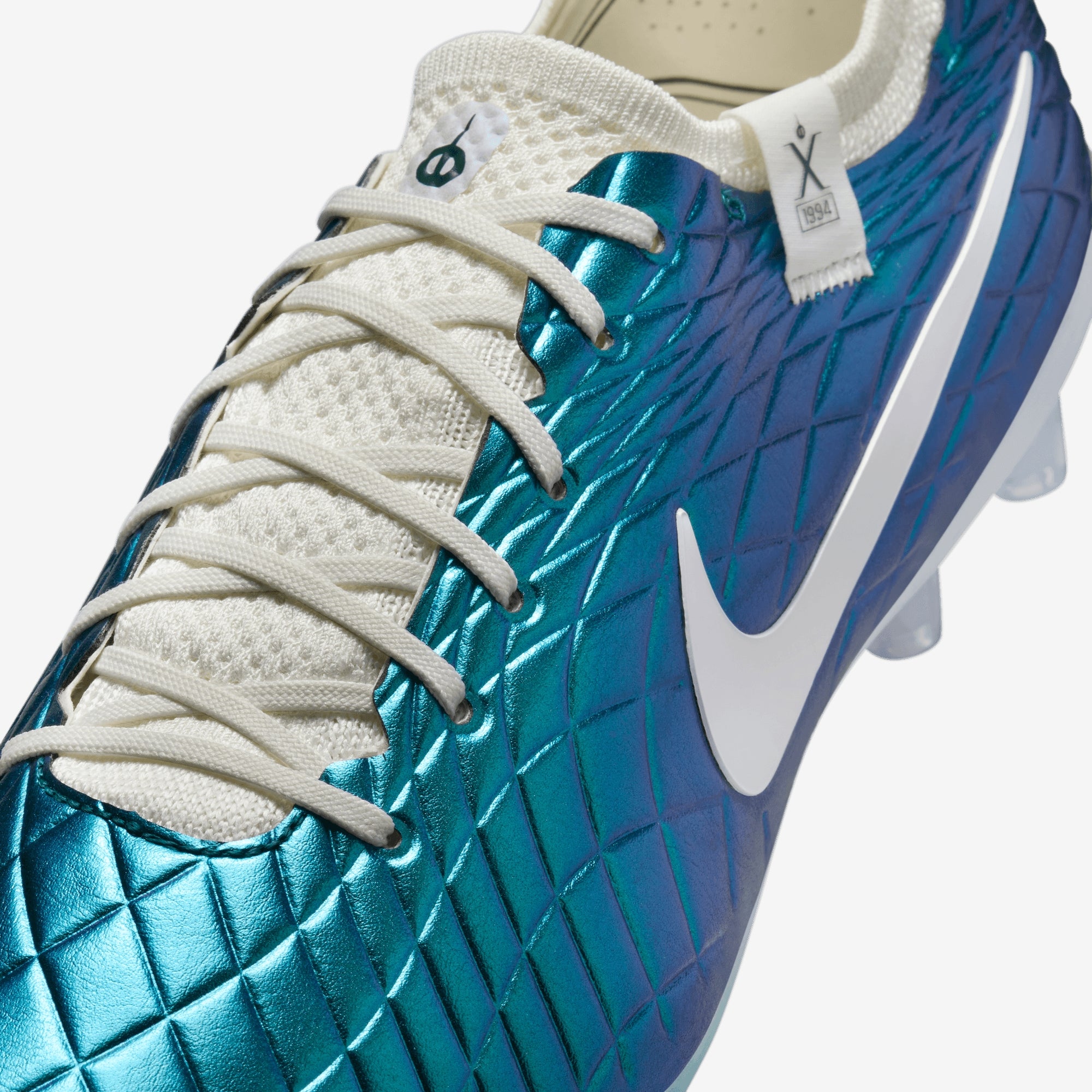 Nike Tiempo Emerald Legend 10 Elite AG-Pro Low-Top Soccer Cleats - Dk Atomic Teal/Sail