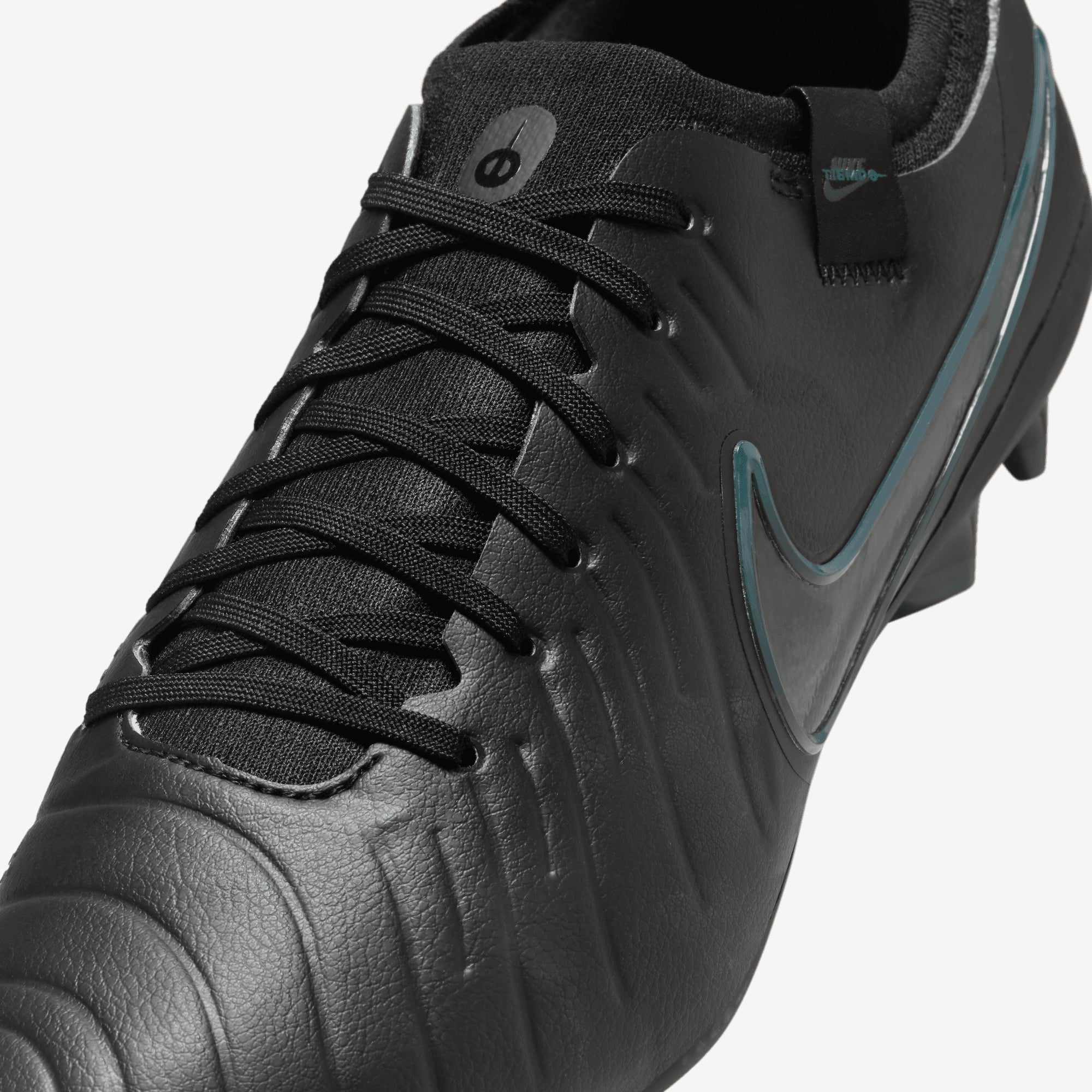 Nike Tiempo Legend 10 Pro FG Low-Top Soccer Cleats - Black/Black-Deep Jungle