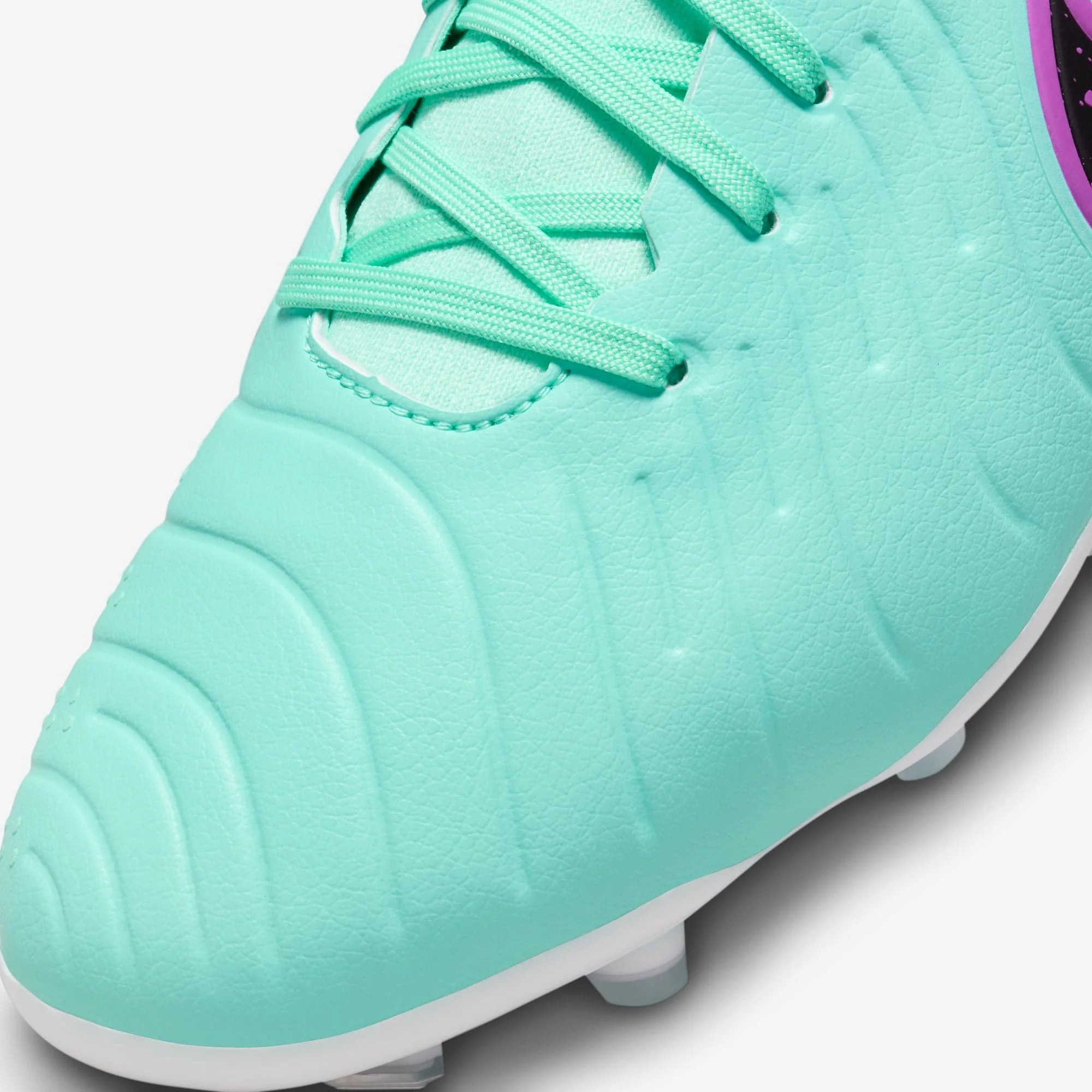 Nike Tiempo Legend 10 Pro FG Low-Top Soccer Cleats - Hyper Turquoise/Black/Fuchsia Dream