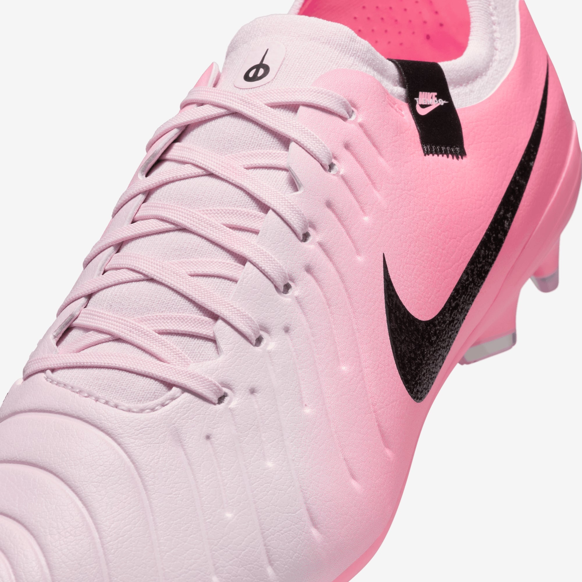 Nike Tiempo Legend 10 Pro FG Low-Top Soccer Cleats - Pink Foam/Black