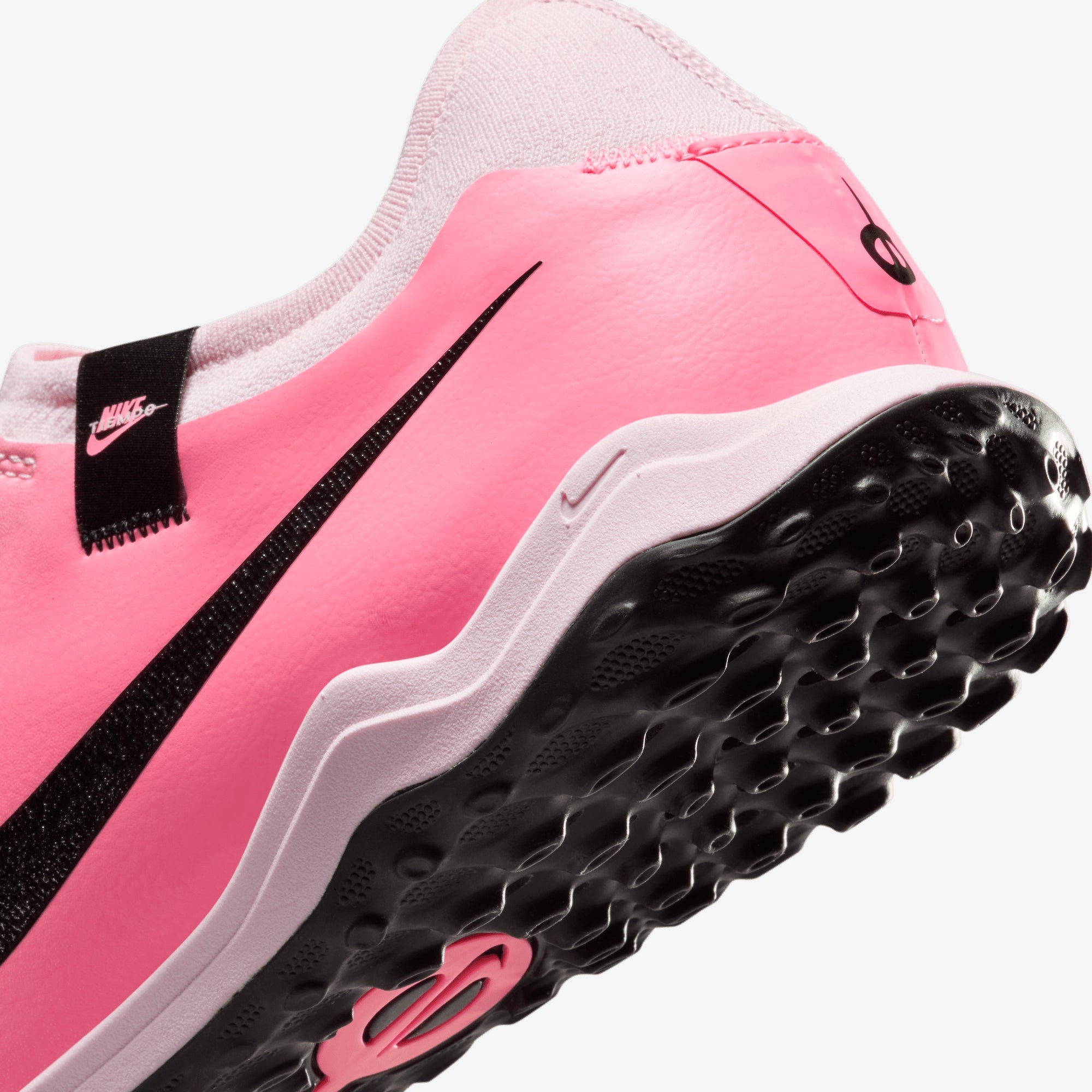 Nike Tiempo Legend 10 Pro TF Low-Top Soccer Shoes - Pink Foam/Black