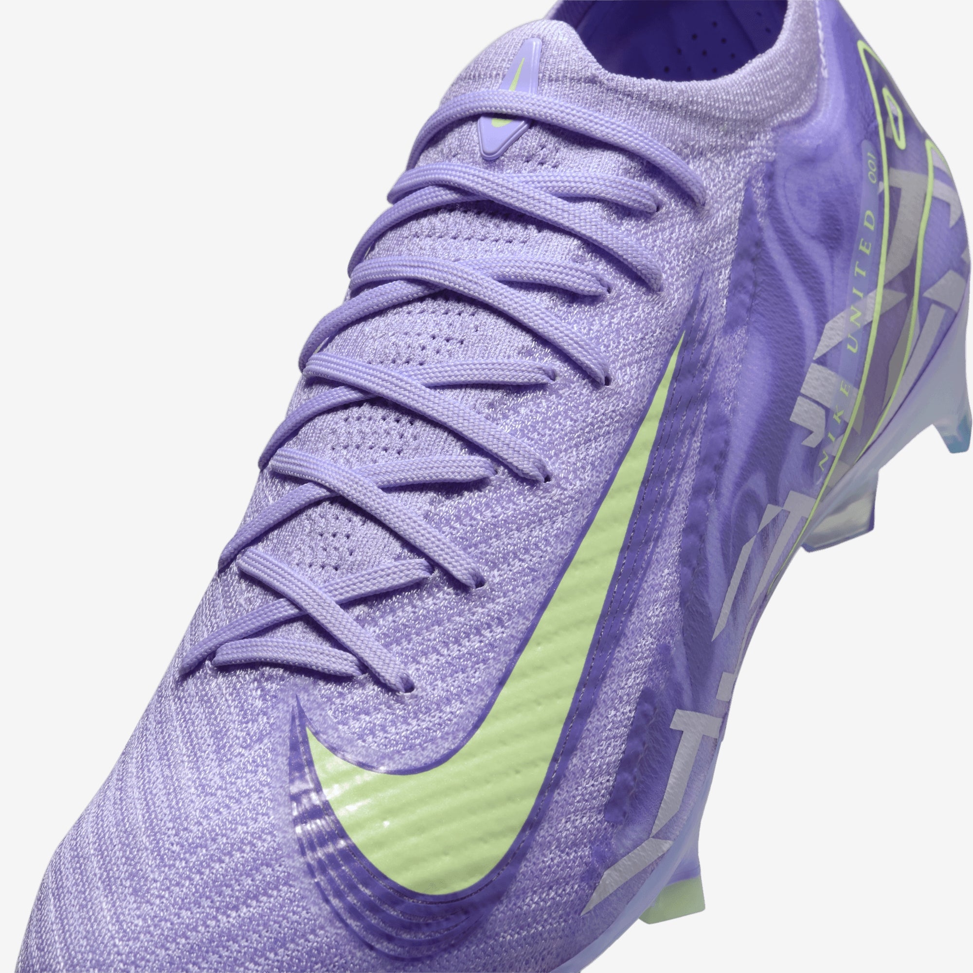 Nike United Mercurial Vapor 16 Elite FG Low-Top Soccer Cleats - Purple Agate/Barely Volt