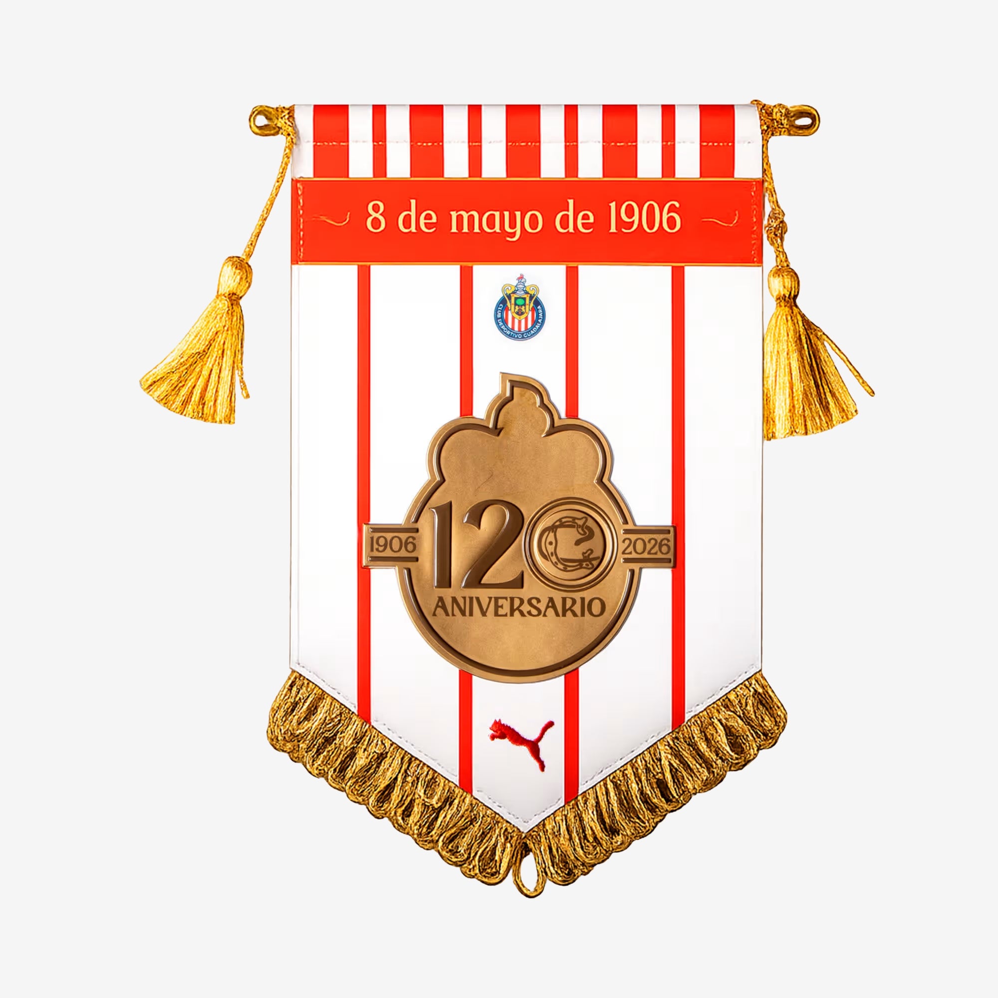 PUMA Chivas Edición 120 Aniversario Men's Soccer Jersey - For All Time Red