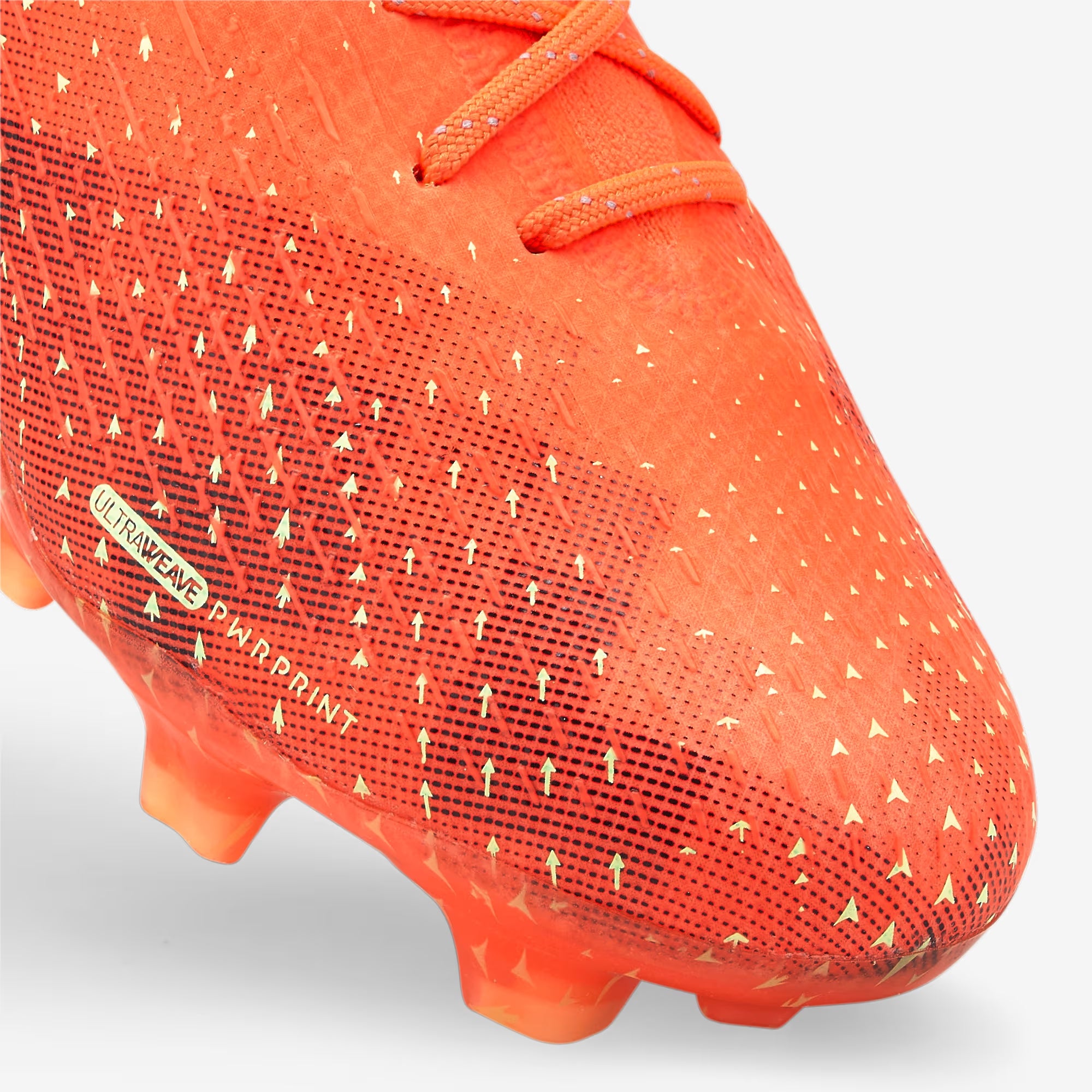 PUMA ULTRA ULTIMATE Firm/Artificial-Ground Low-Top Soccer Cleats - Fiery Coral-Fizzy Light-PUMA Black
