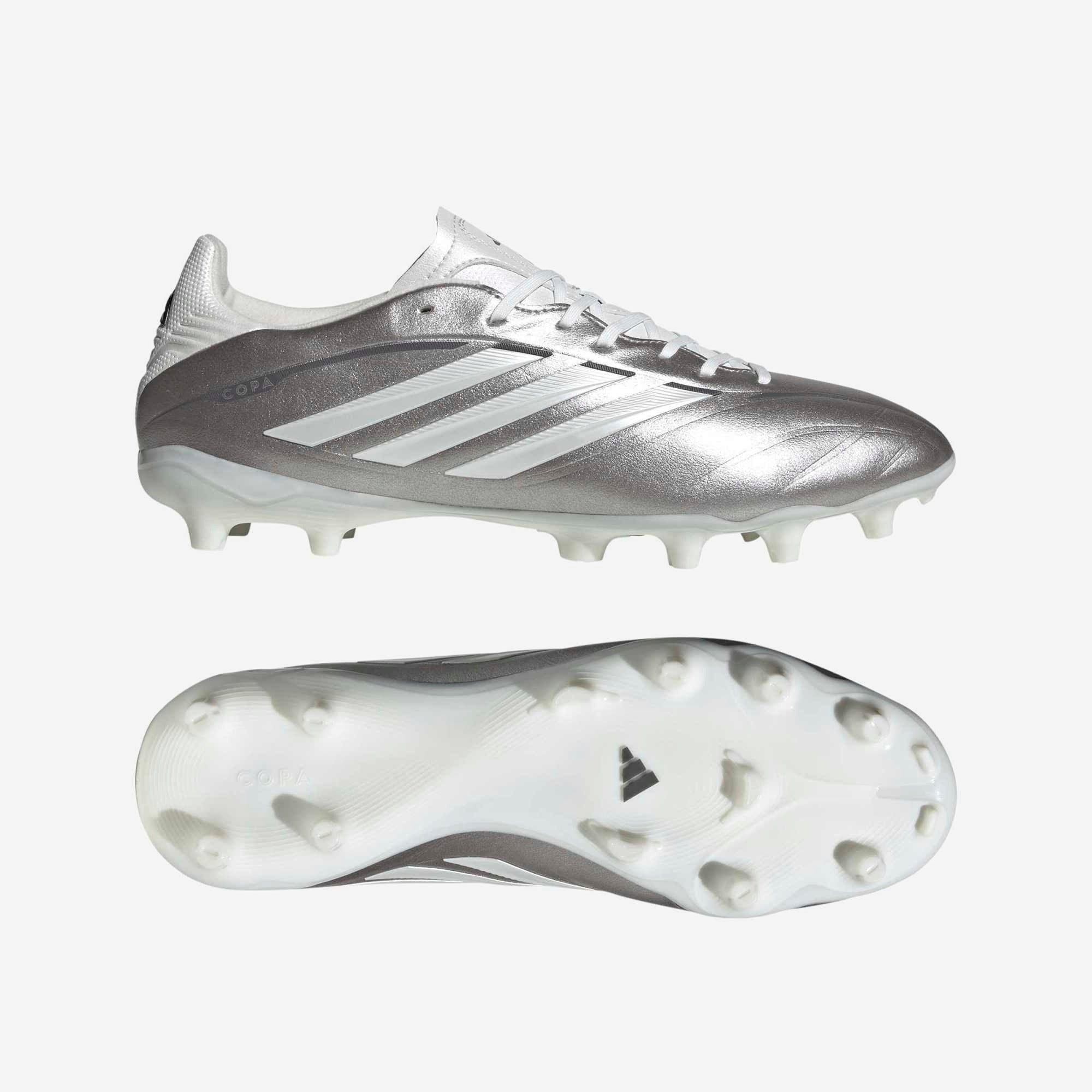 adidas Copa Pure IV Firm-Ground Low-Top Soccer Cleats - Taupe Met. / Zero Met. / Night Met.