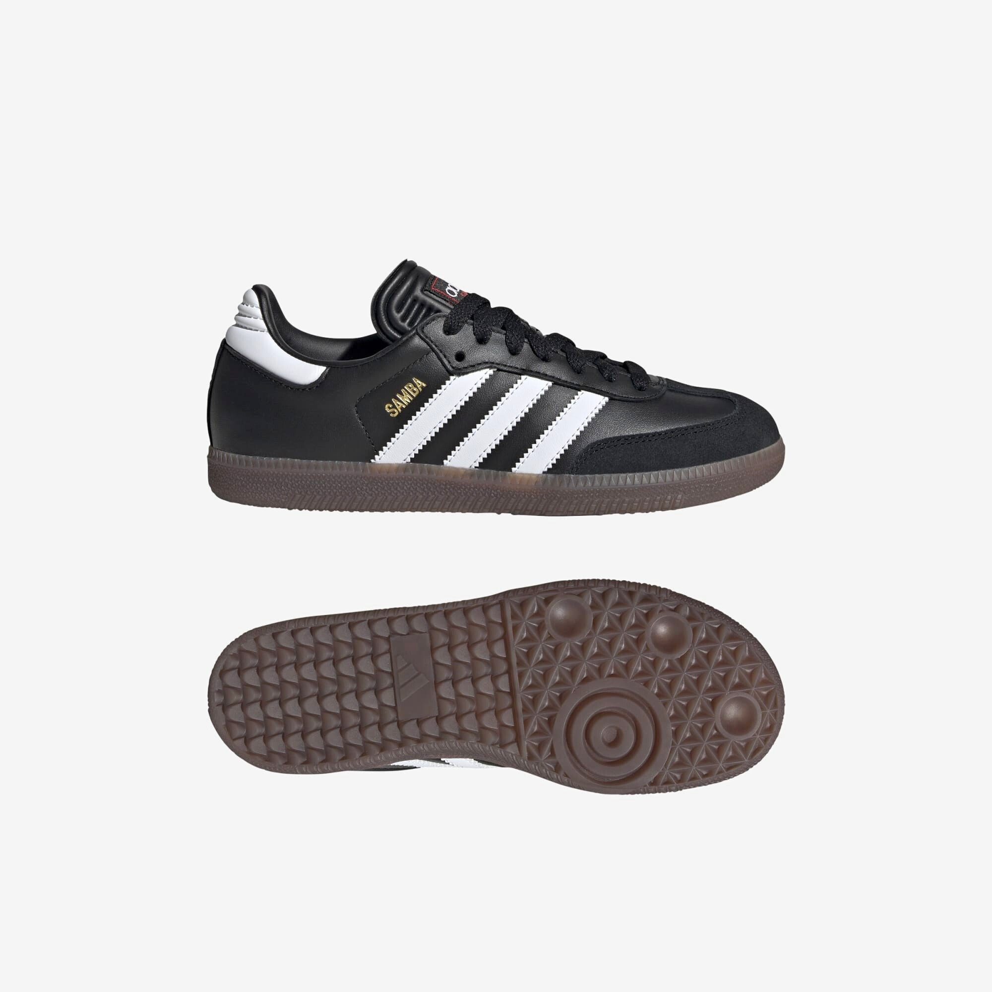 adidas Jr. Samba Little/Big Kids' IC Low-Top Soccer Shoes - Black