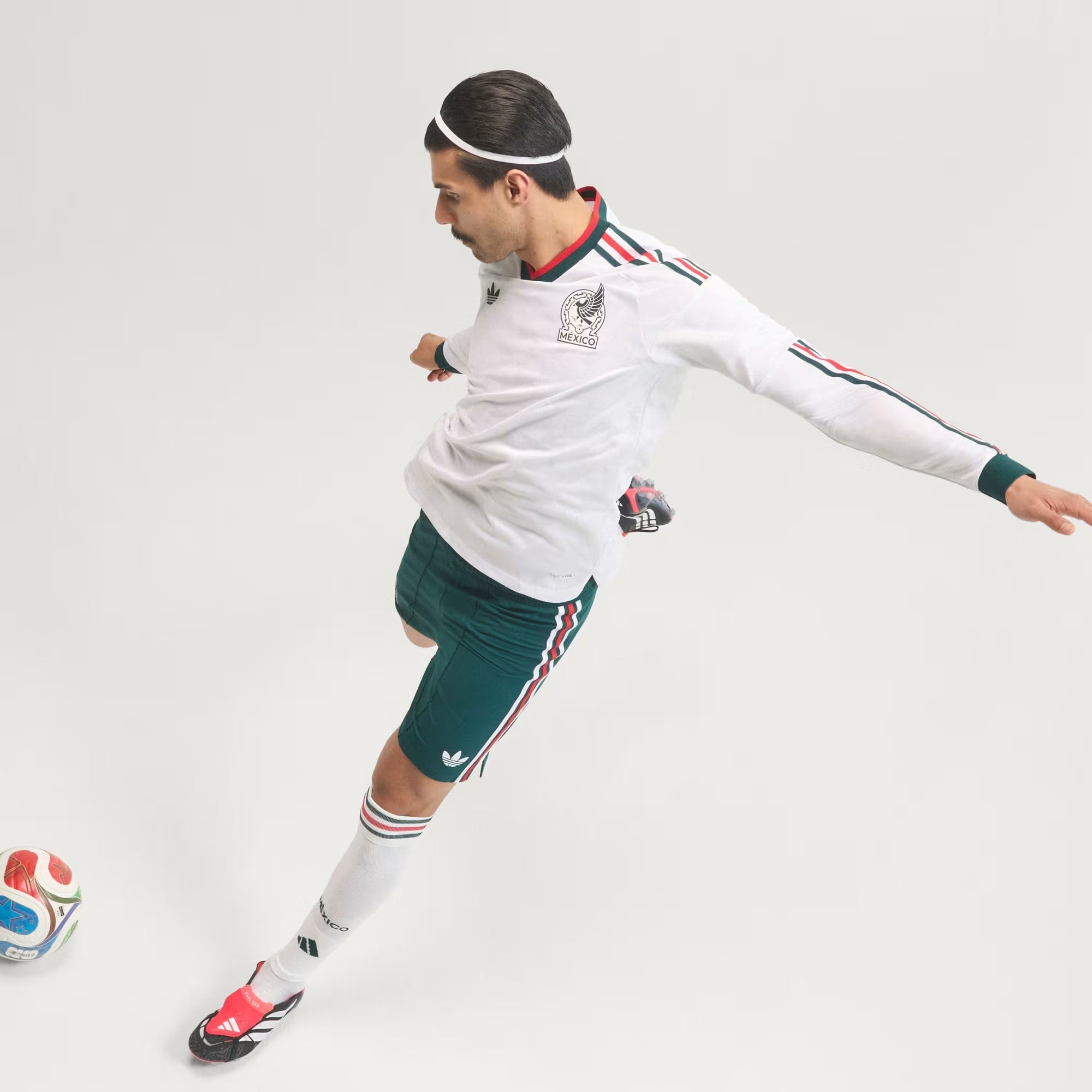 adidas Mexico 2026 Match Away Men's Soccer Authentic Long-Sleeve