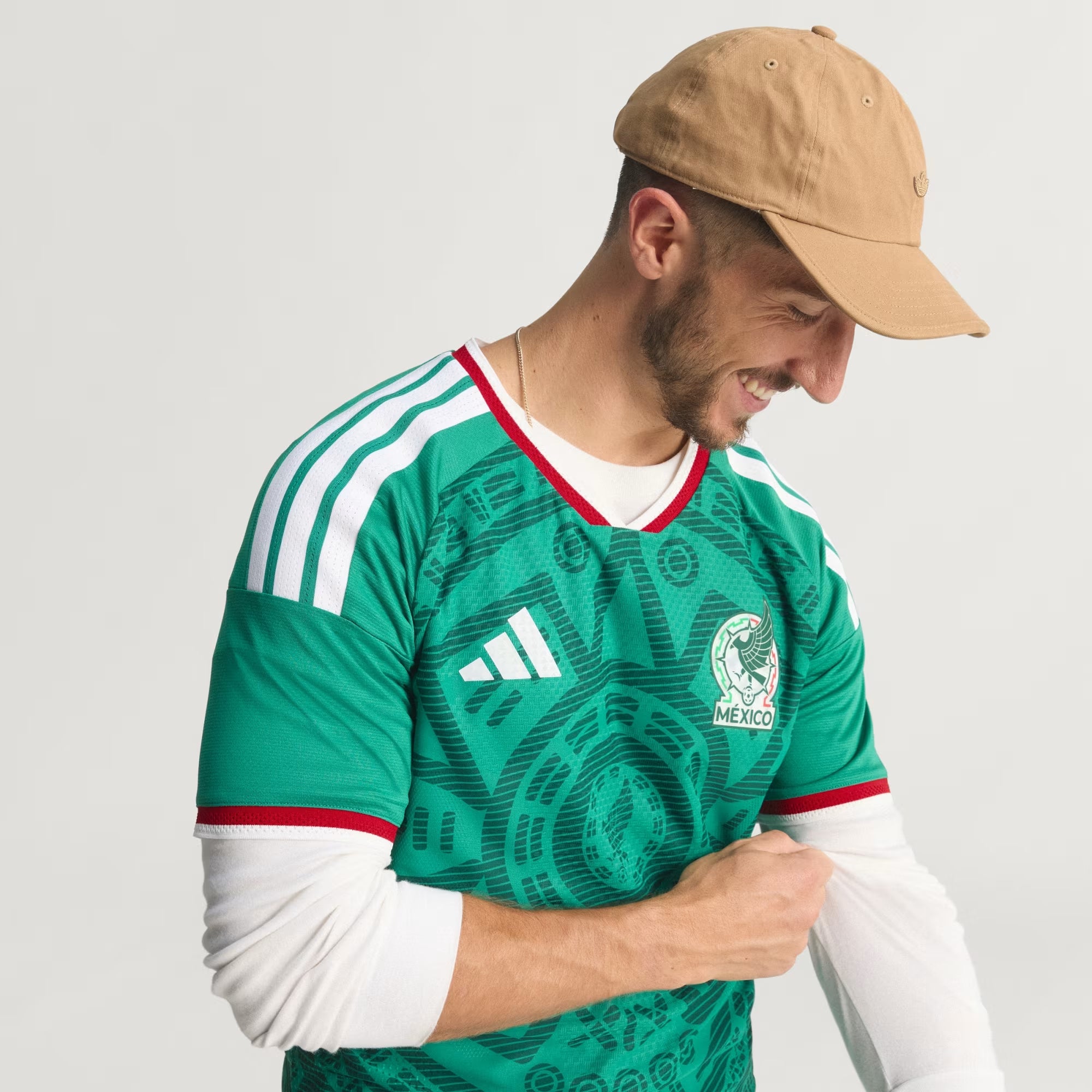 adidas Mexico 2026 Match Home Men's CLIMACOOL+ Soccer Authentic Jersey - Bold Green