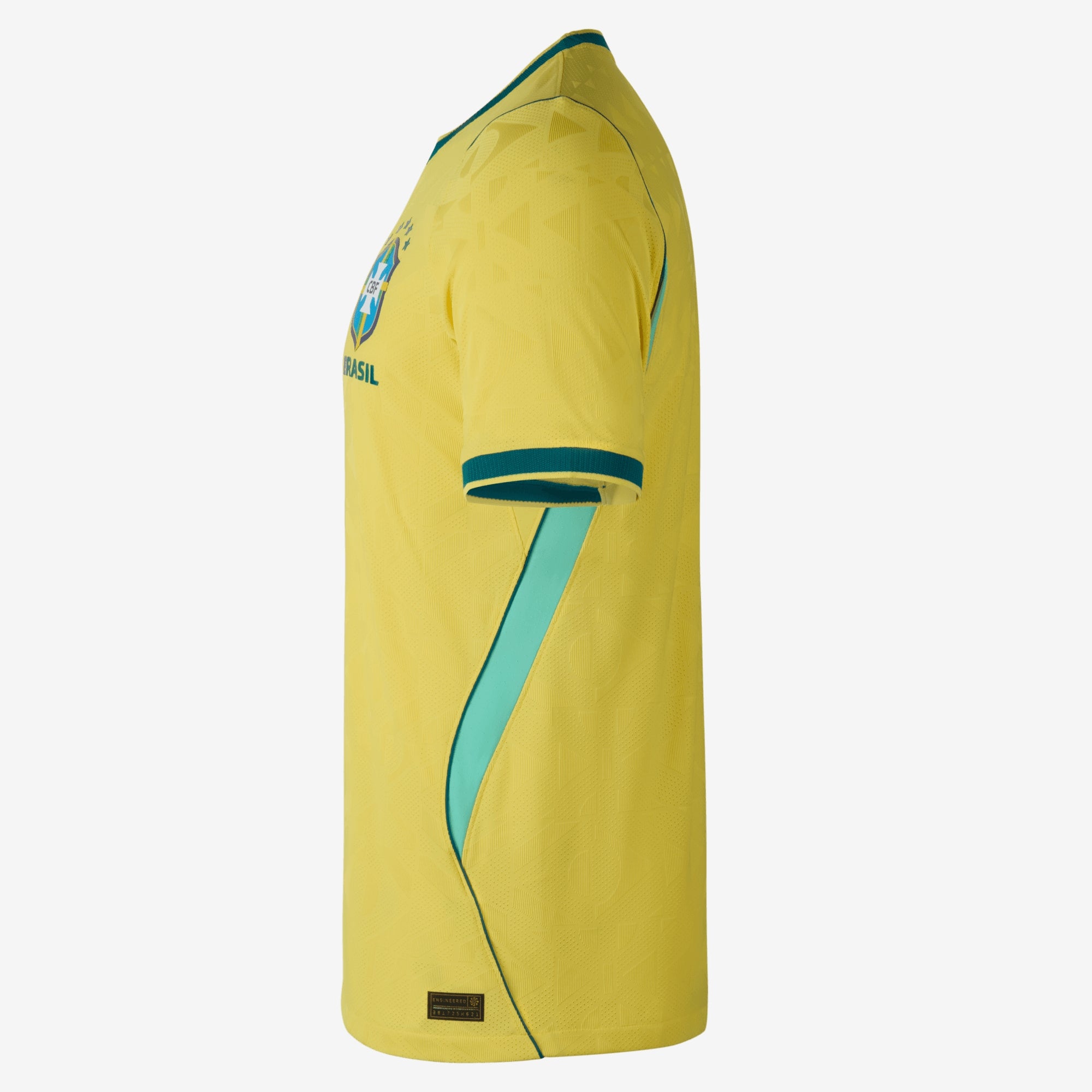 Nike Brazil 2026/27 Match Home Men's Aero-FIT Soccer Authentic Jersey - Canary/Light Menta/Geode Teal
